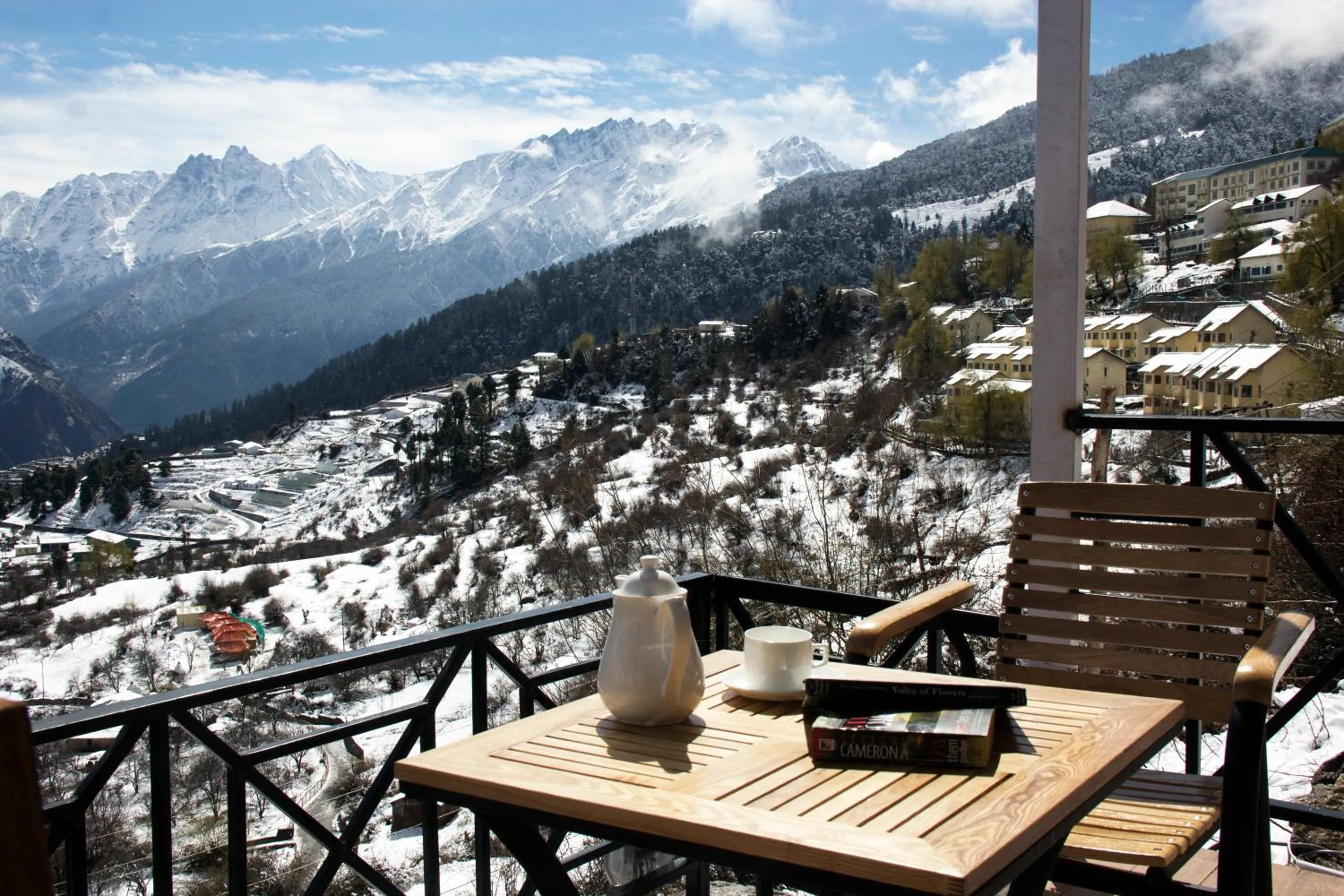 Patio in Mountain Rover Auli Resort
