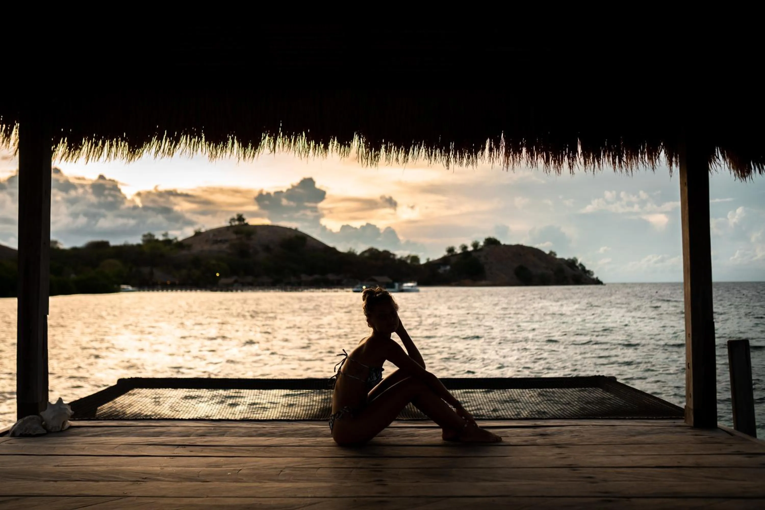 Sunset in The Seraya Resort Komodo