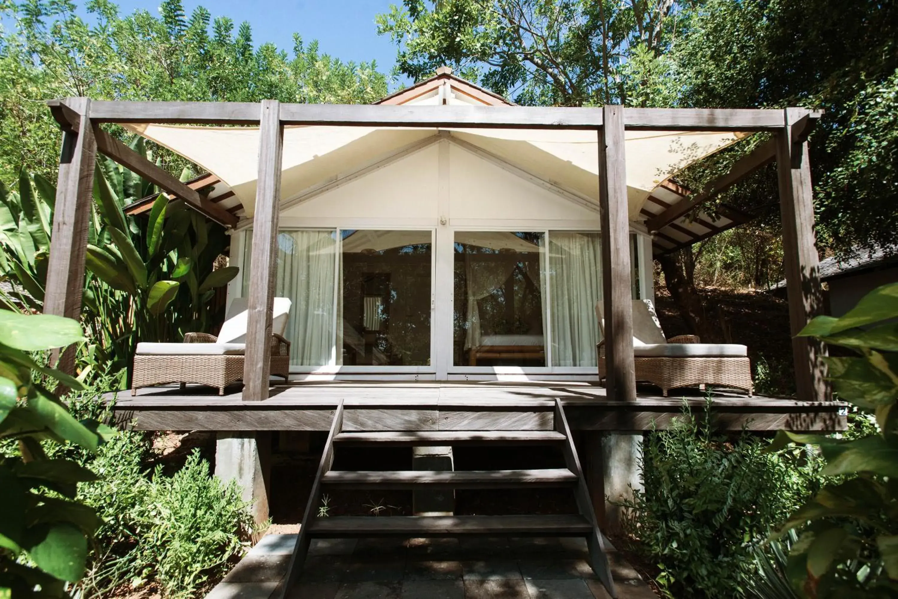 Bungalow Tree Canopy in The Seraya Resort Komodo Bungalow Tree Canopy in The Seraya Resort Komodo