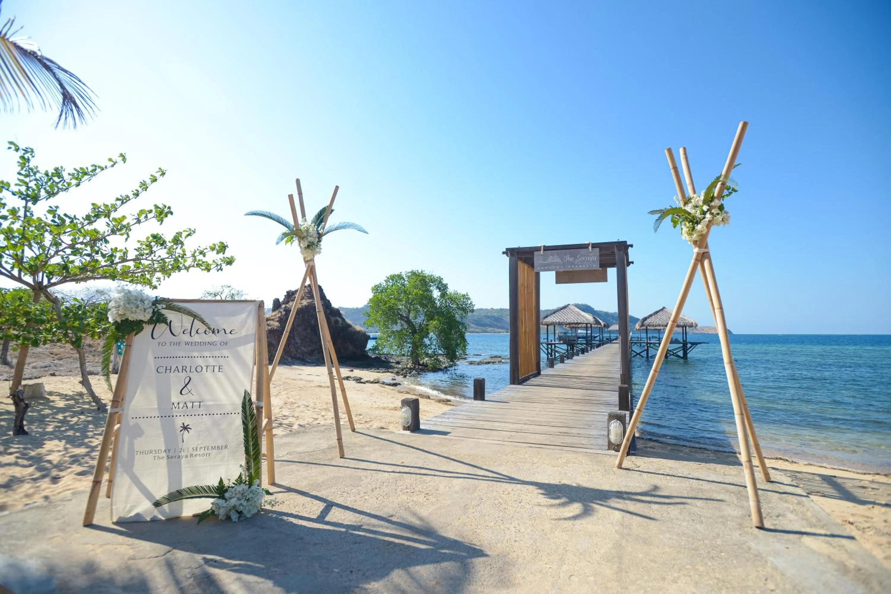 wedding in The Seraya Resort Komodo