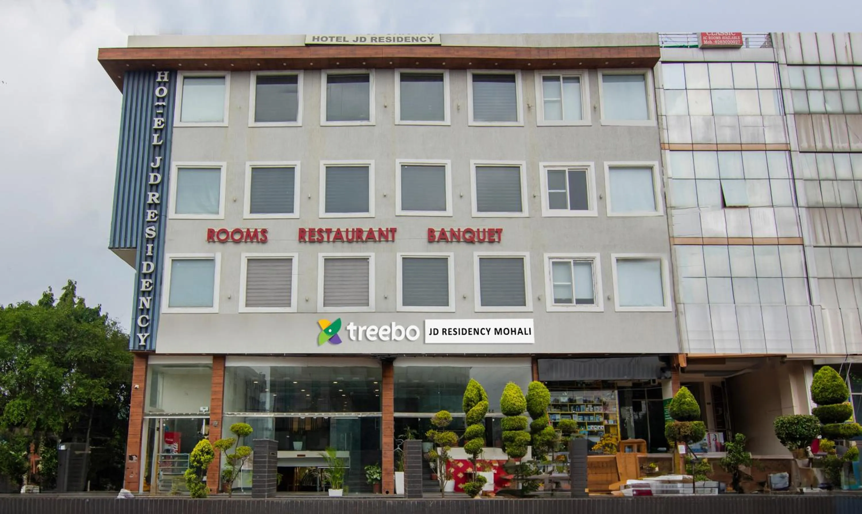 Property building in Treebo JD Residency Mohali