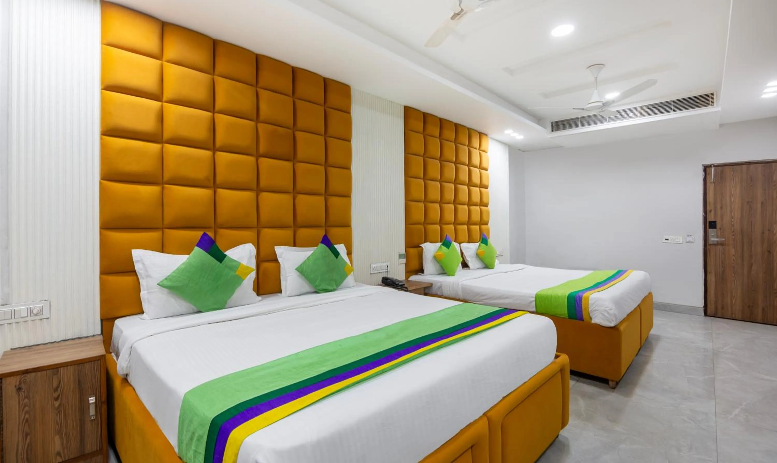 Bedroom, Bed in Treebo JD Residency Mohali