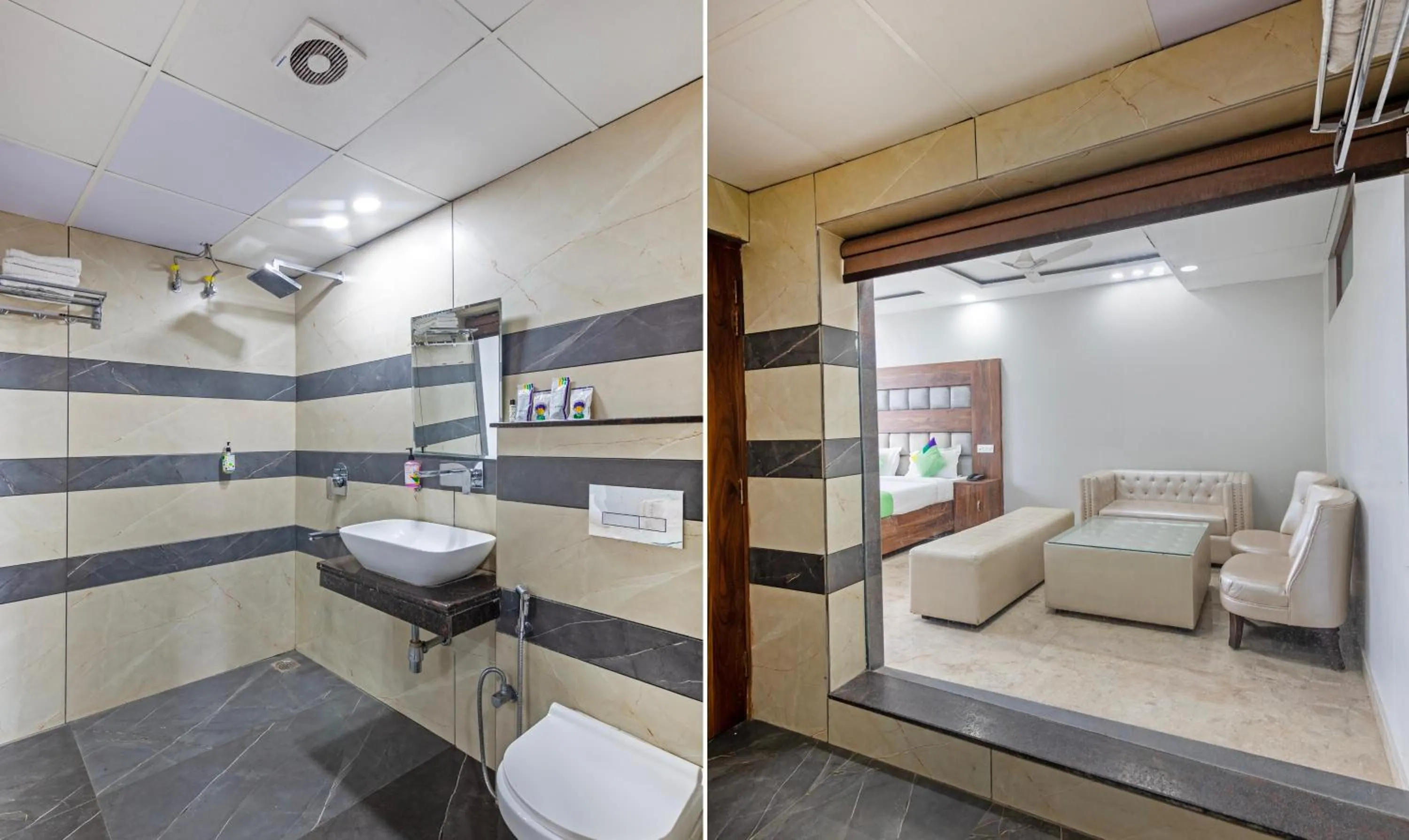 Bathroom in Treebo JD Residency Mohali