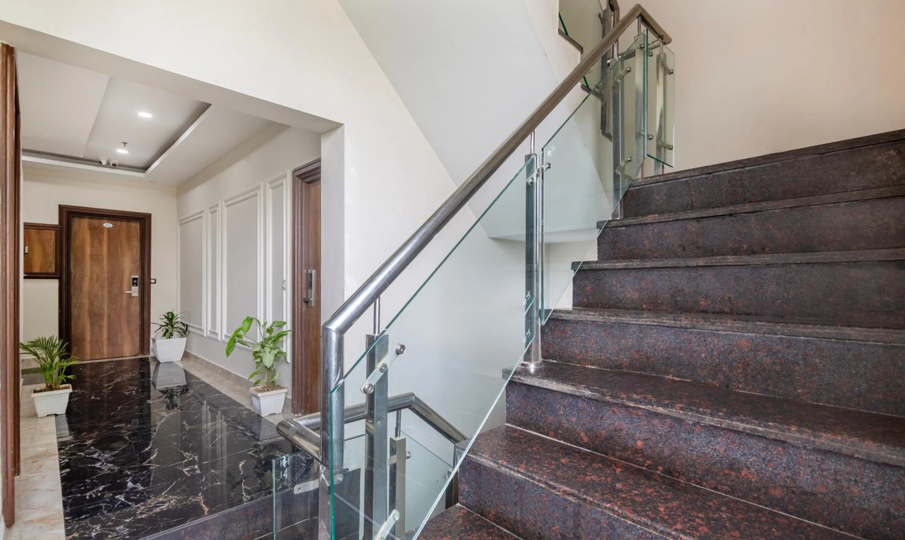 Lobby or reception in Treebo JD Residency Mohali