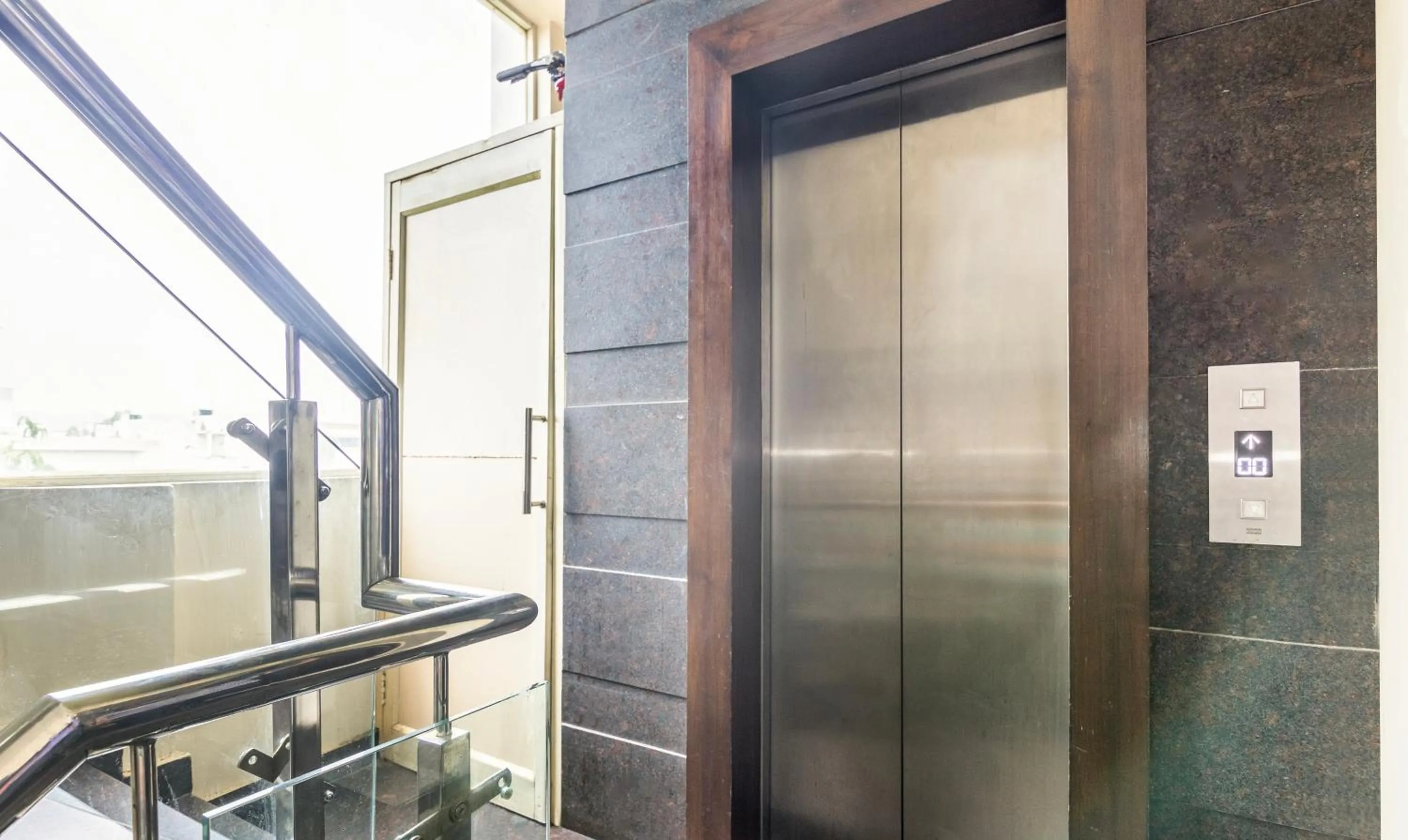 elevator in Treebo JD Residency Mohali