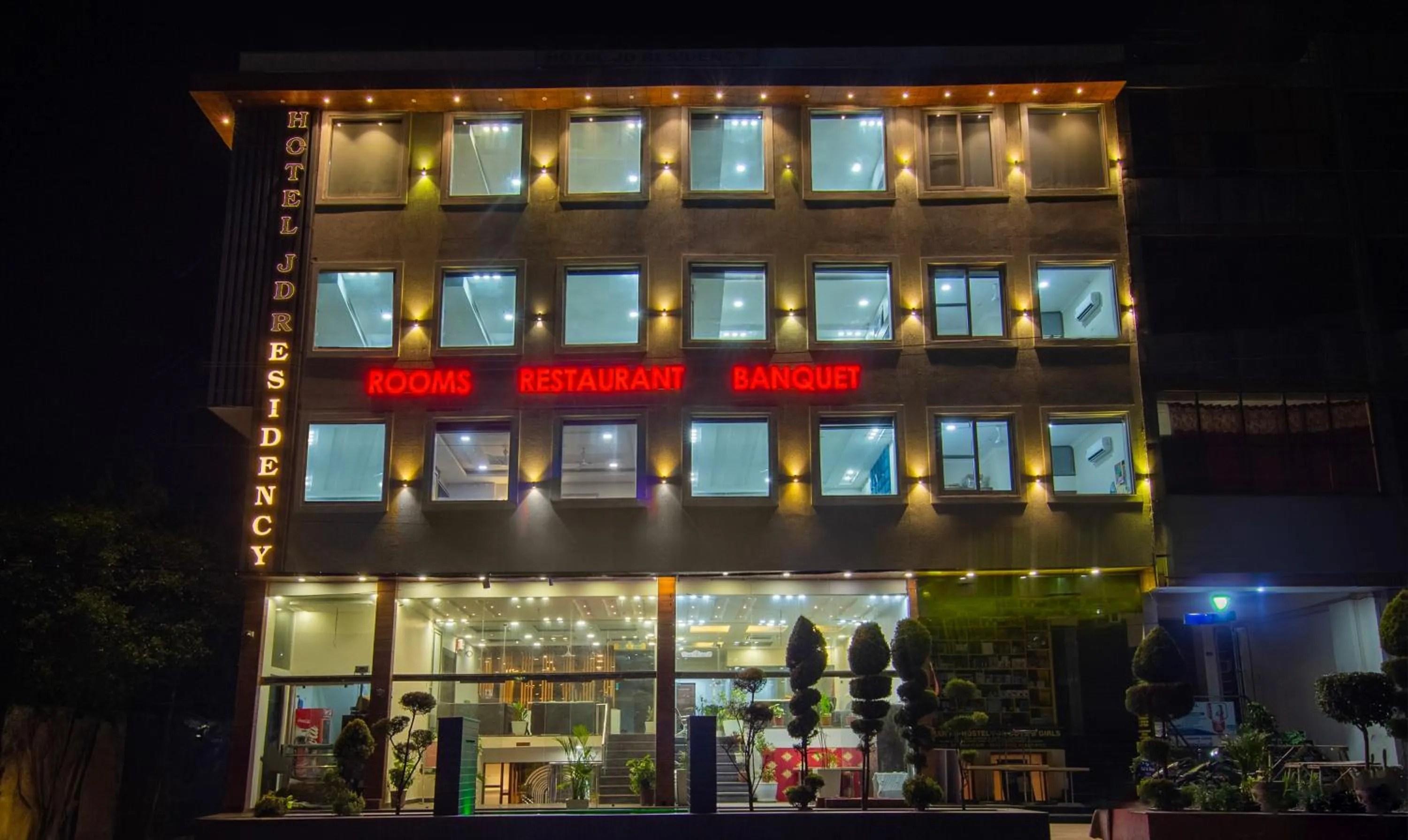 Property building in Treebo JD Residency Mohali