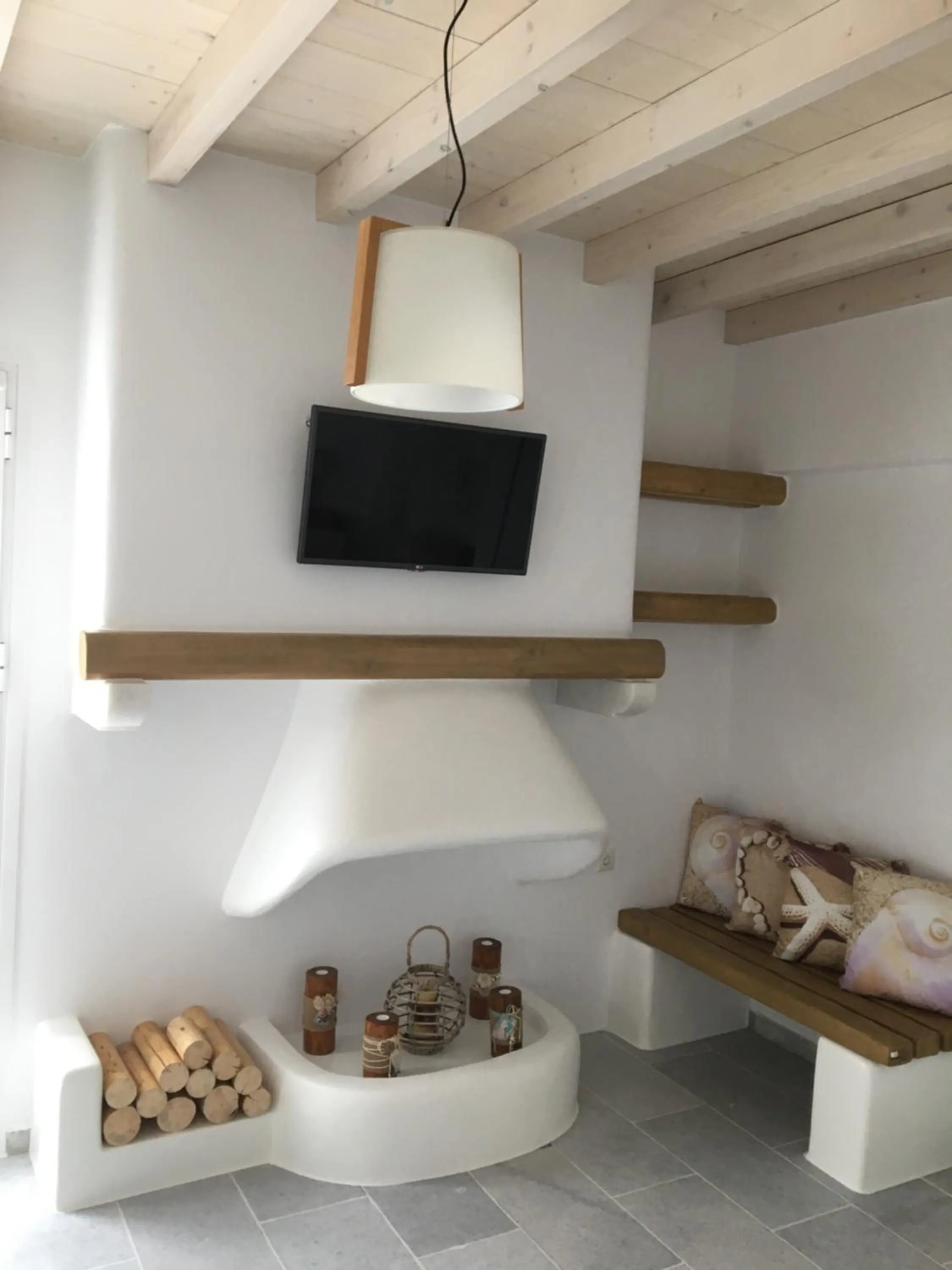 Living room in Aspasia Luxury Apartments