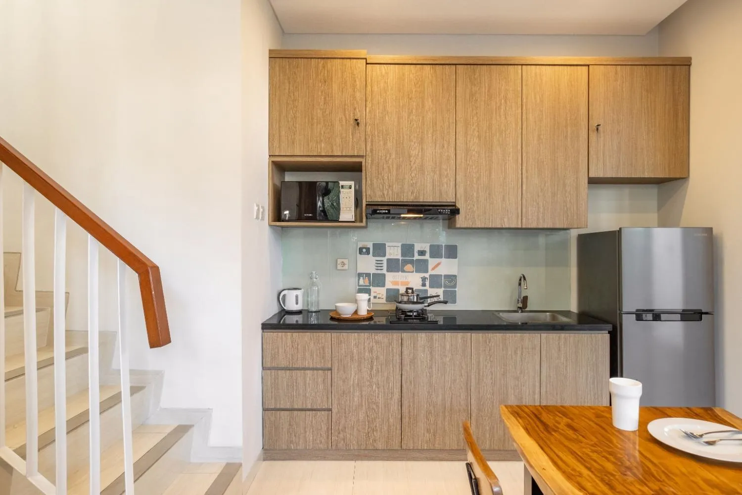 Kitchen or kitchenette in Cove Villa Prana