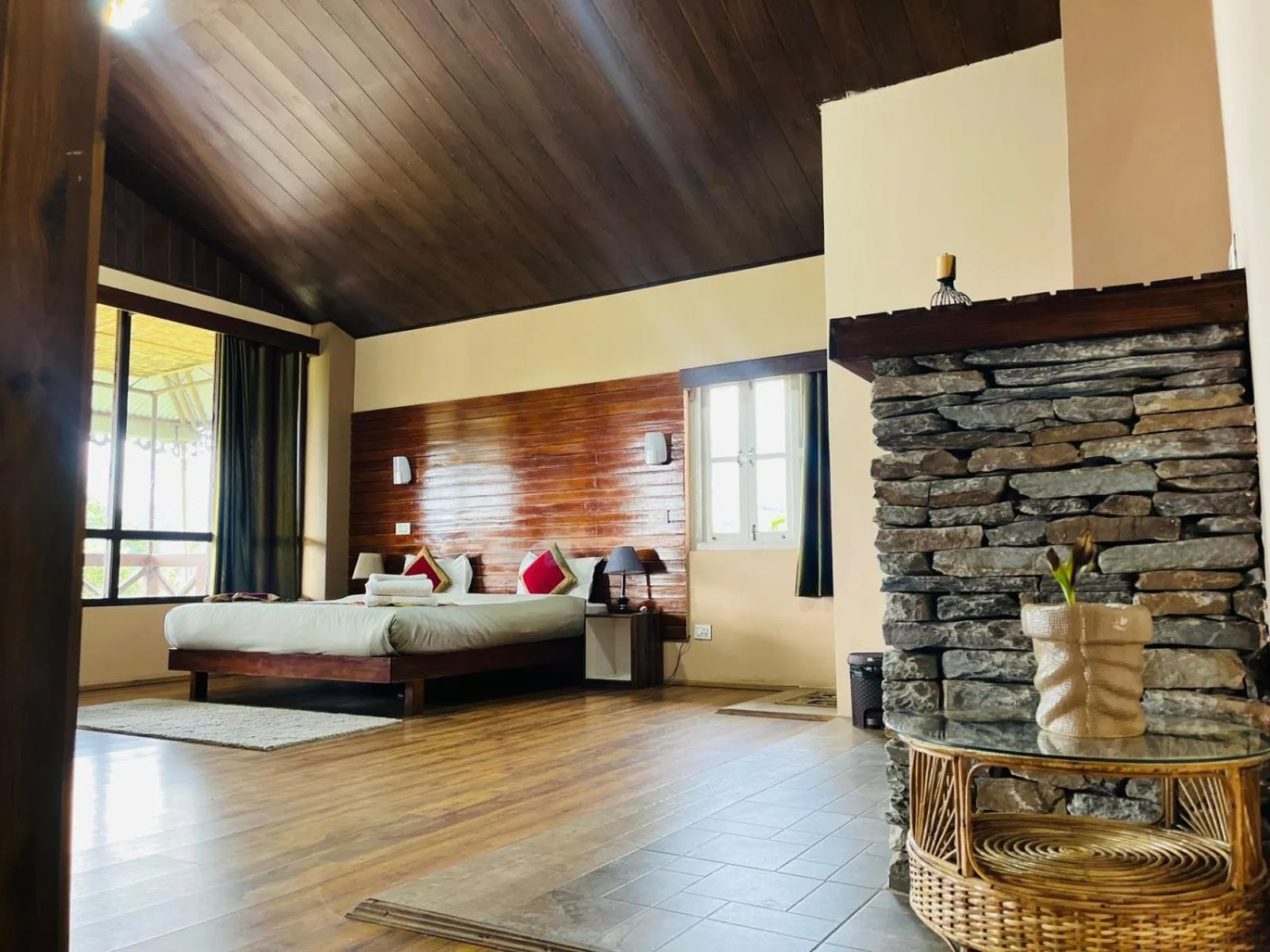 View (from property/room), Bed in The Barfung Retreat