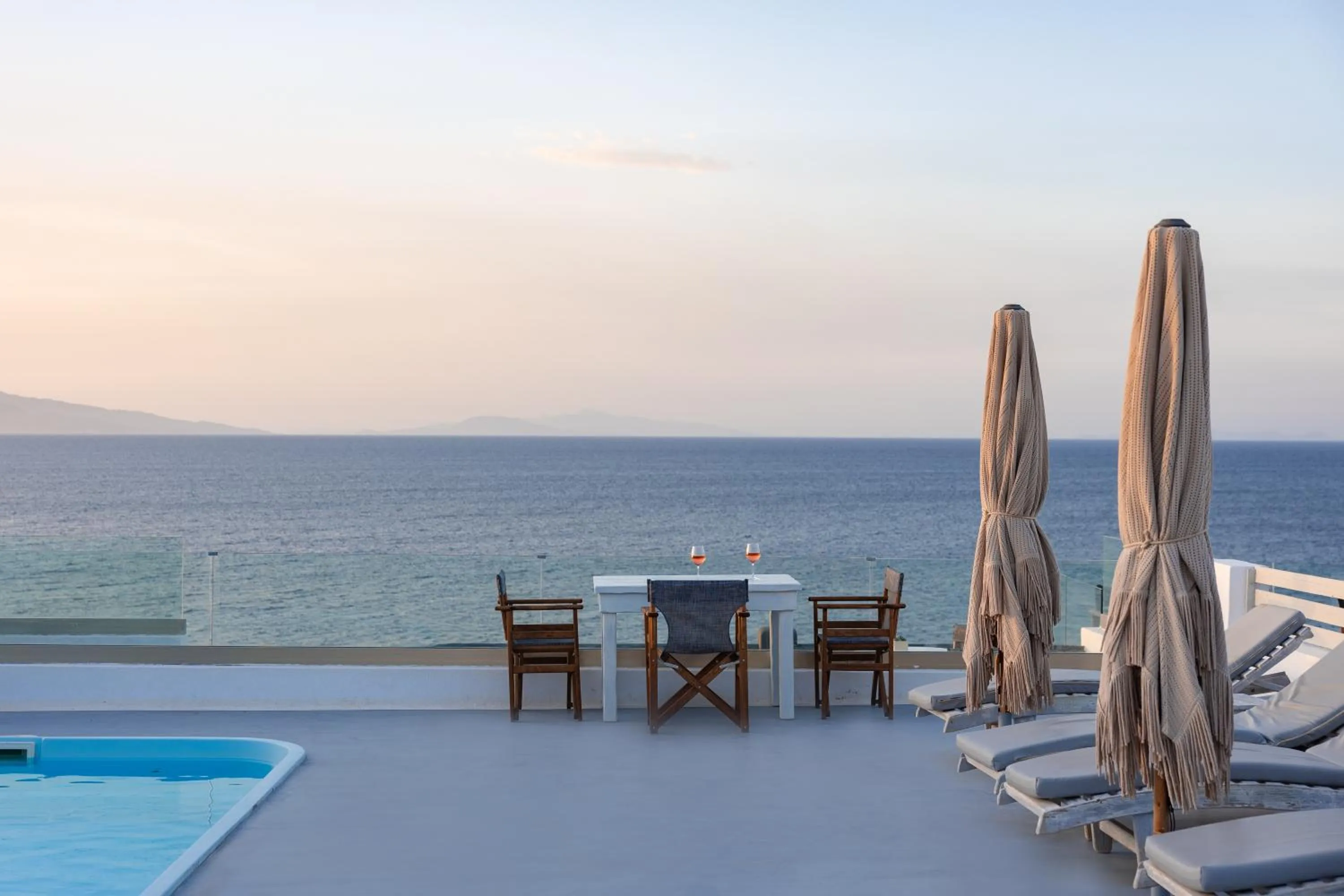 Swimming pool in Vrachia Studios & Apartments