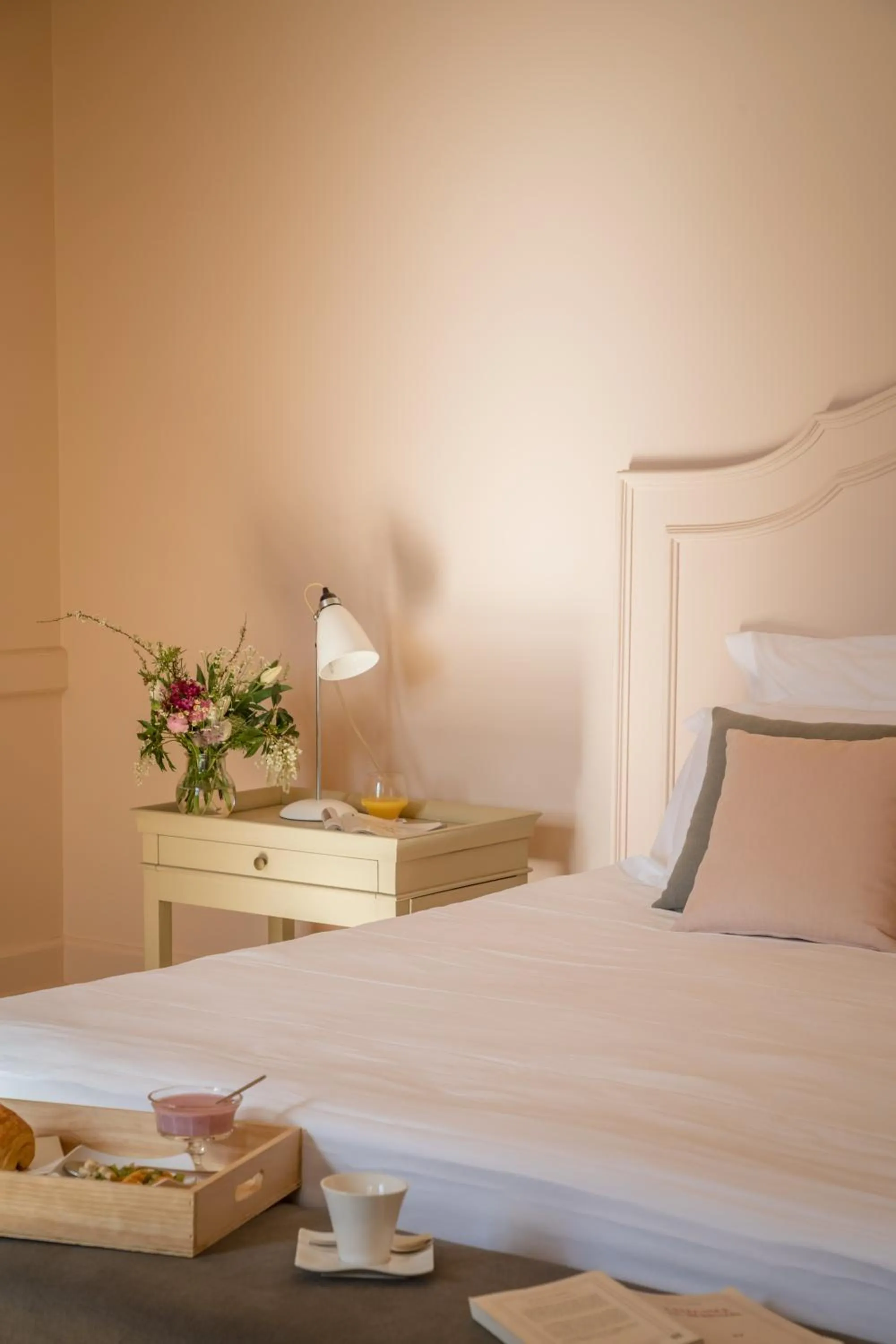 Bed in Le Relais de Franc Mayne Saint Emilion