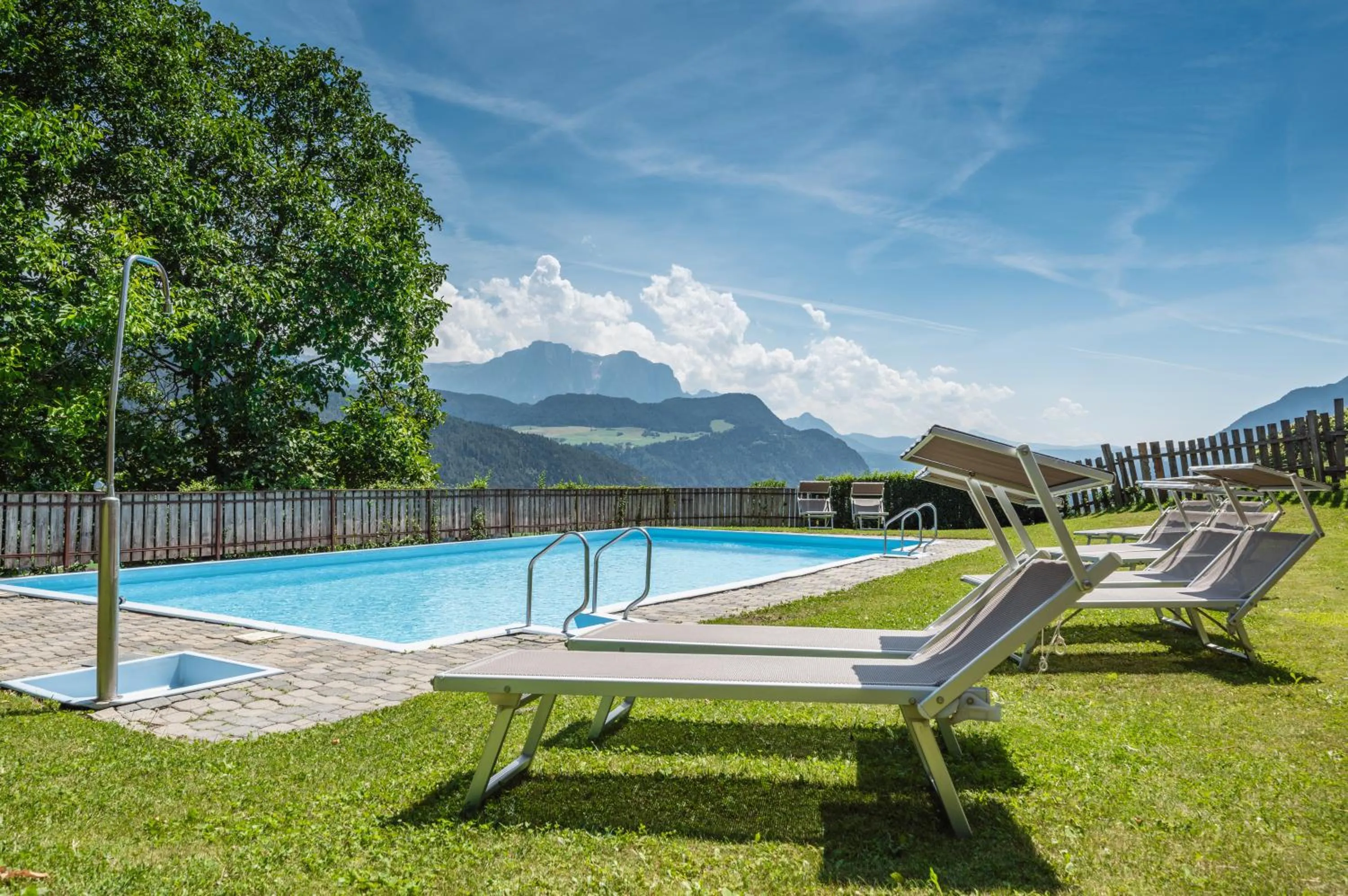 Swimming pool in Berglandhotel Untertheimerhof