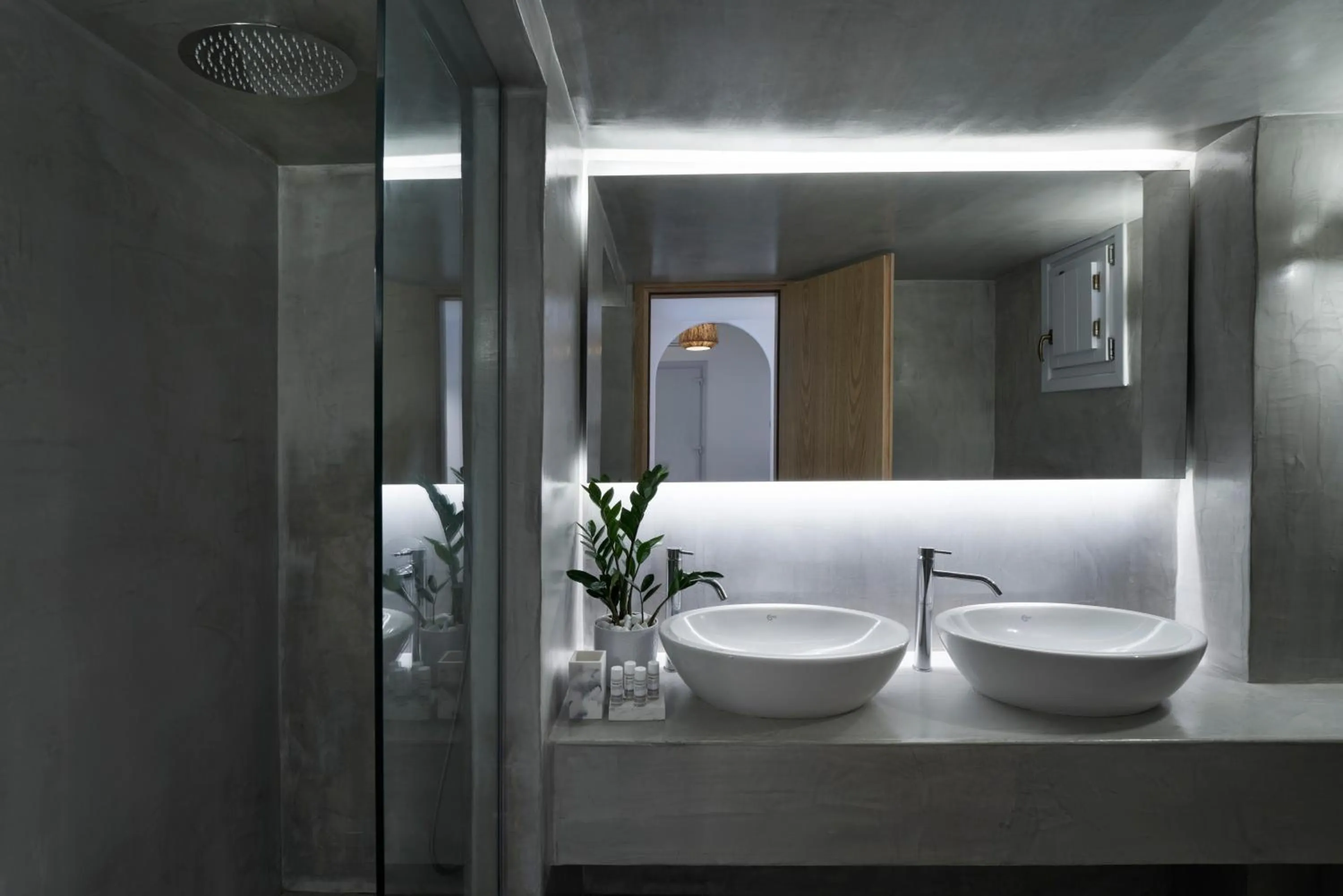 Bathroom in Makris Beach Hotel