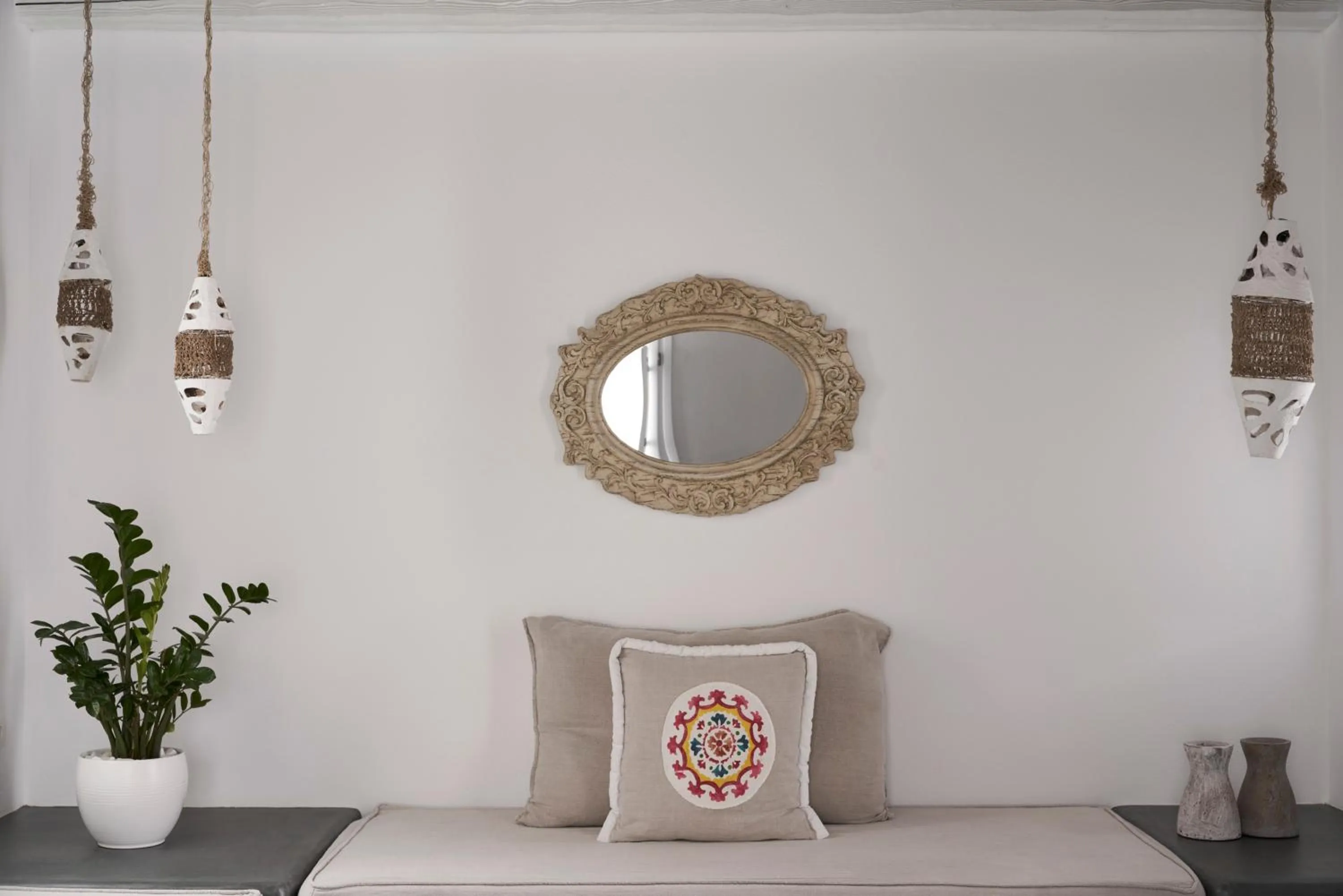 Living room in Makris Beach Hotel