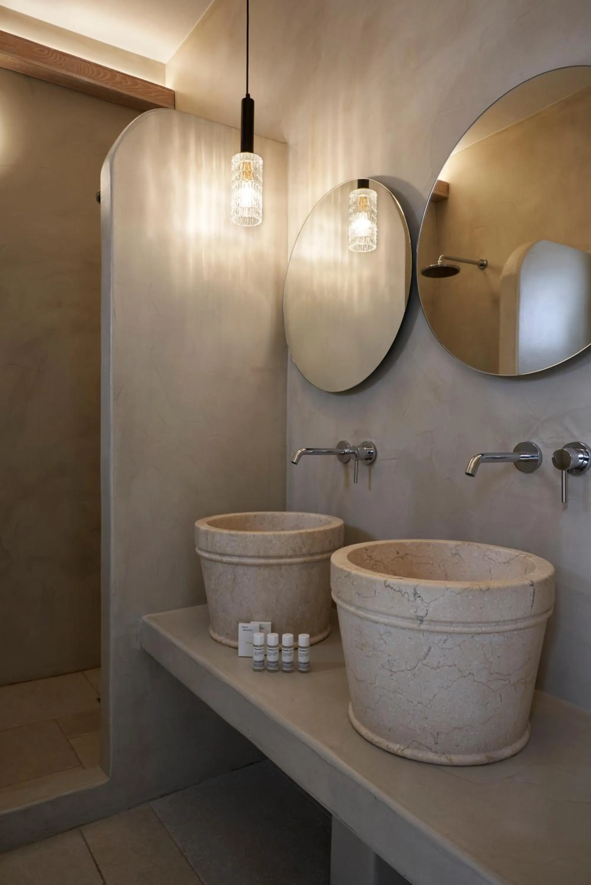 Bathroom in Makris Beach Hotel