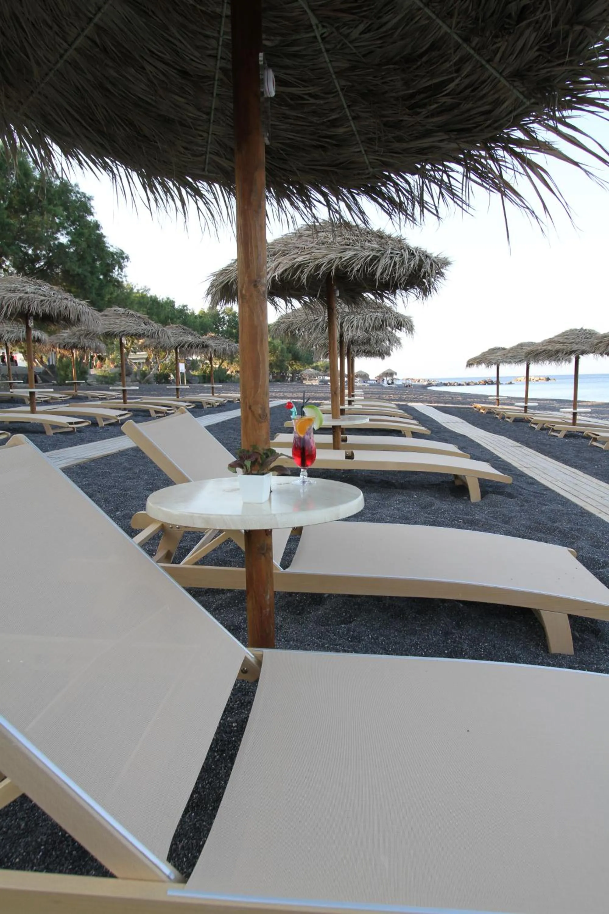 Seating area in Makris Beach Hotel