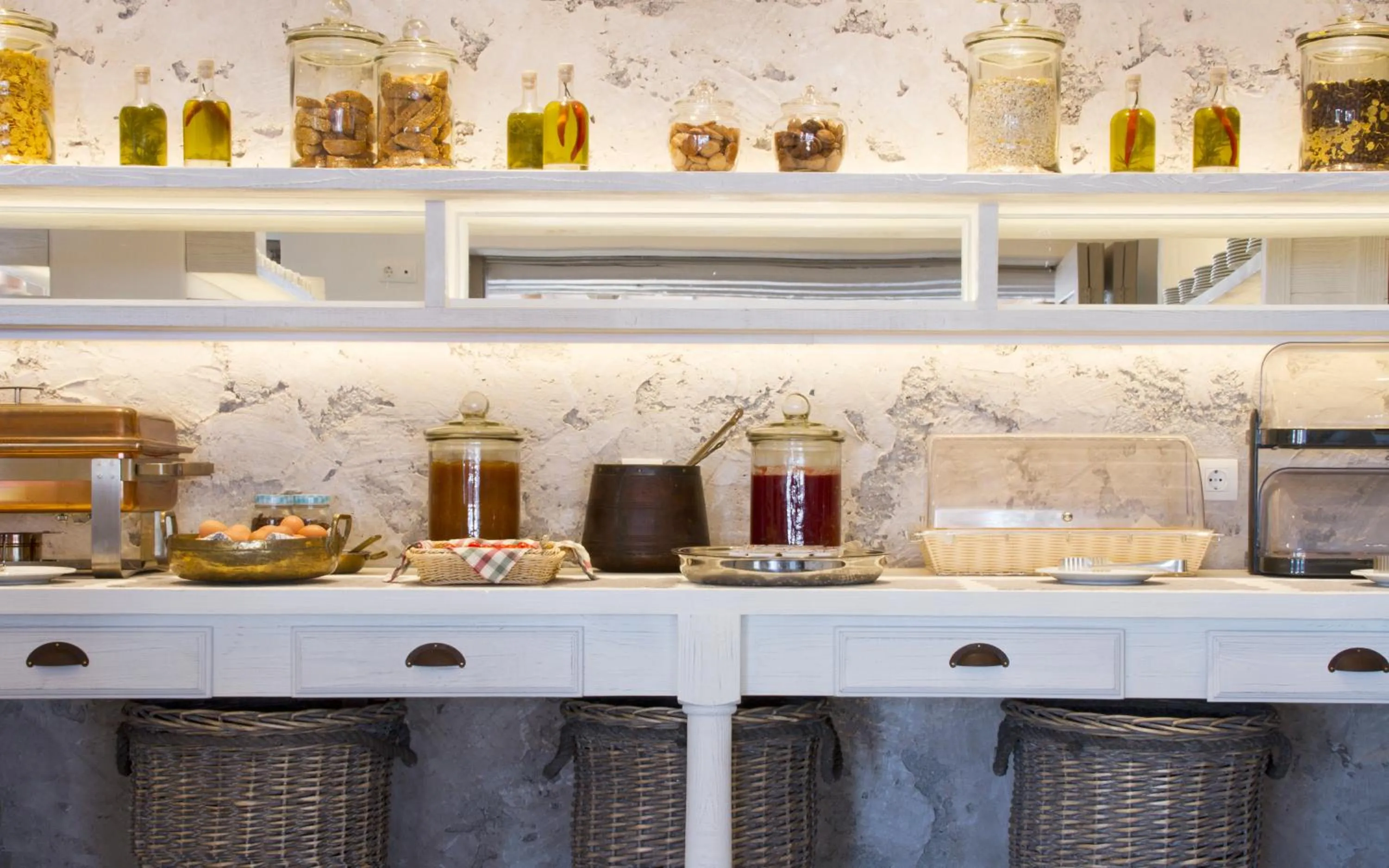 Breakfast in Makris Beach Hotel