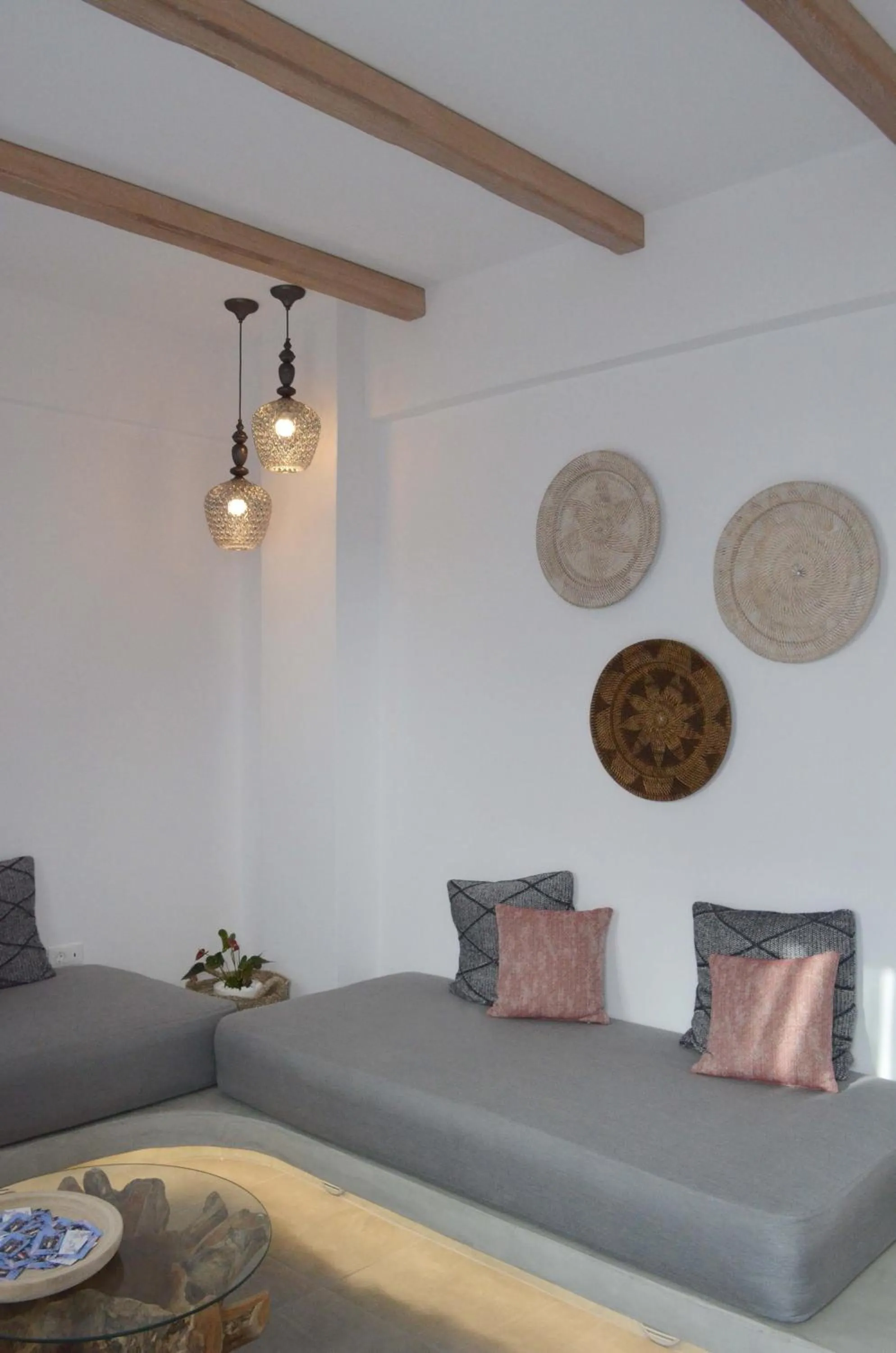 Lobby or reception in Makris Beach Hotel