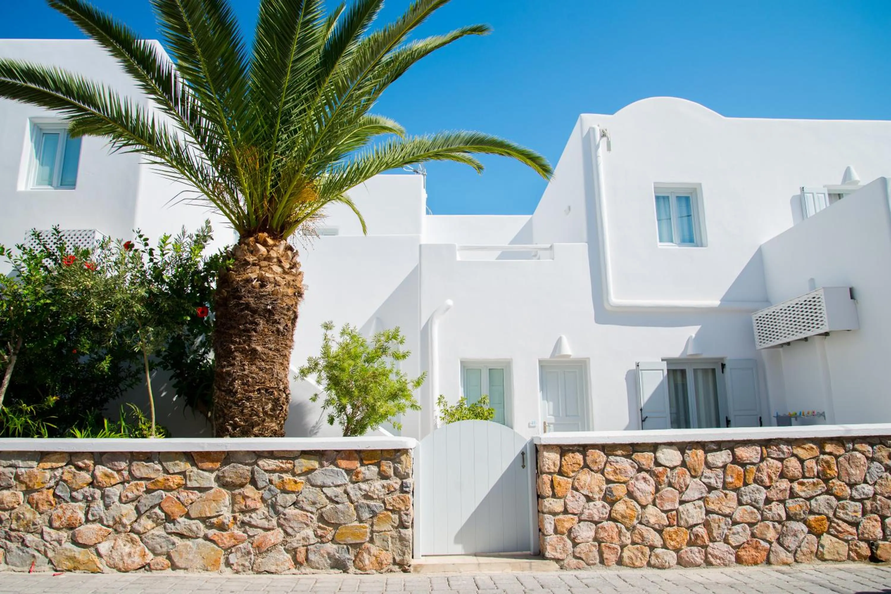 Facade/entrance in Makris Beach Hotel