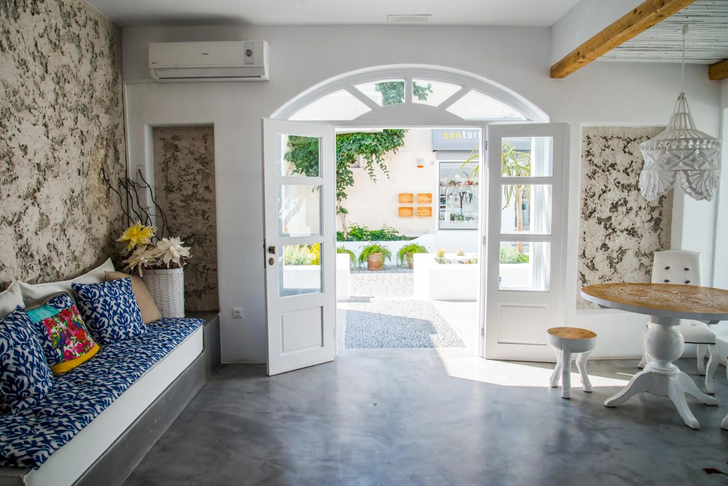 Lobby or reception in Makris Beach Hotel