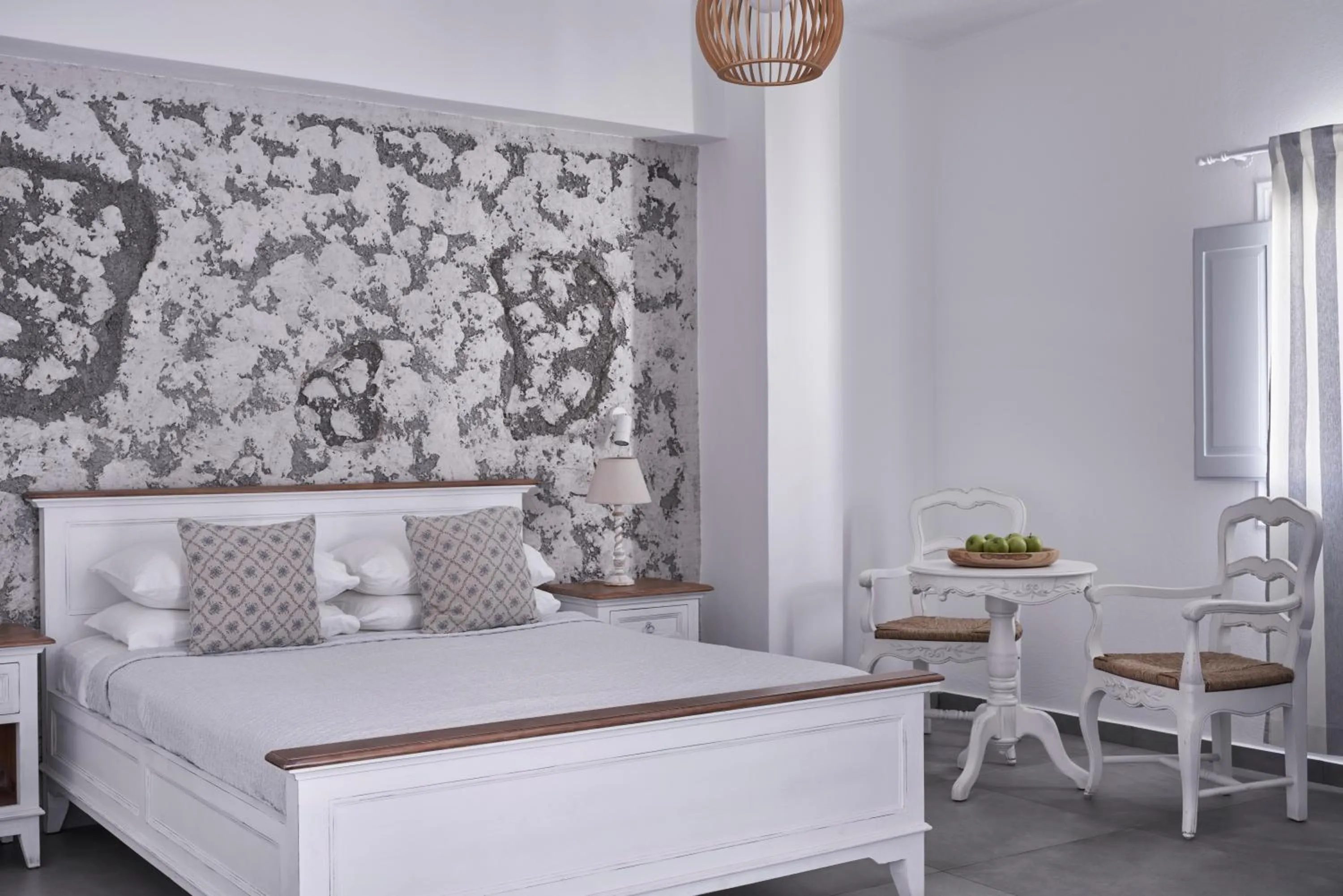 Bedroom, Bed in Makris Beach Hotel