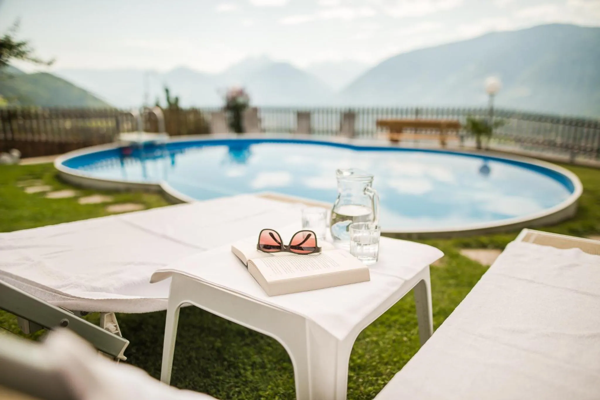 Swimming pool in Garni Georgenhöhe