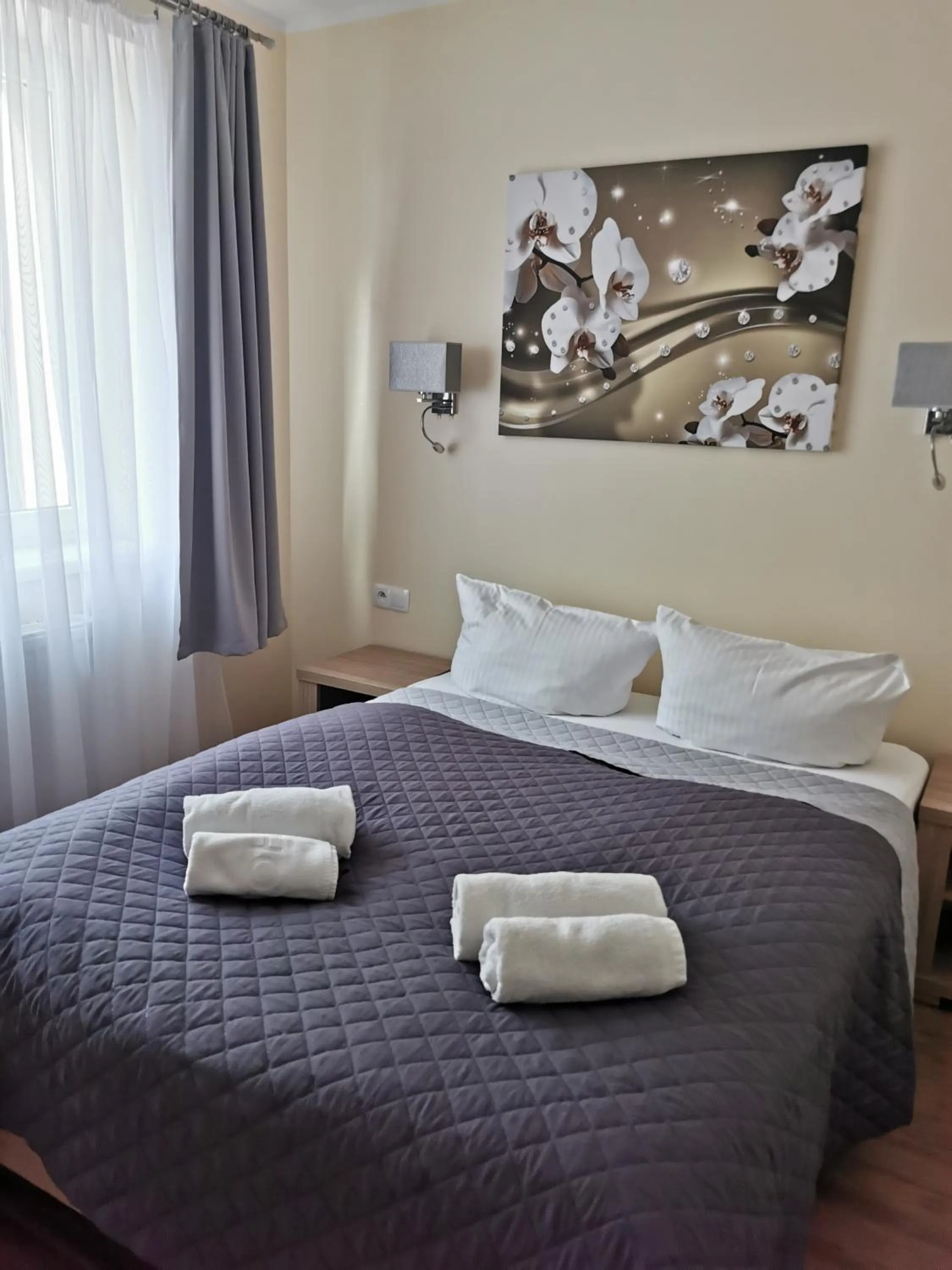 Bedroom, Bed in Lazur Apartamenty