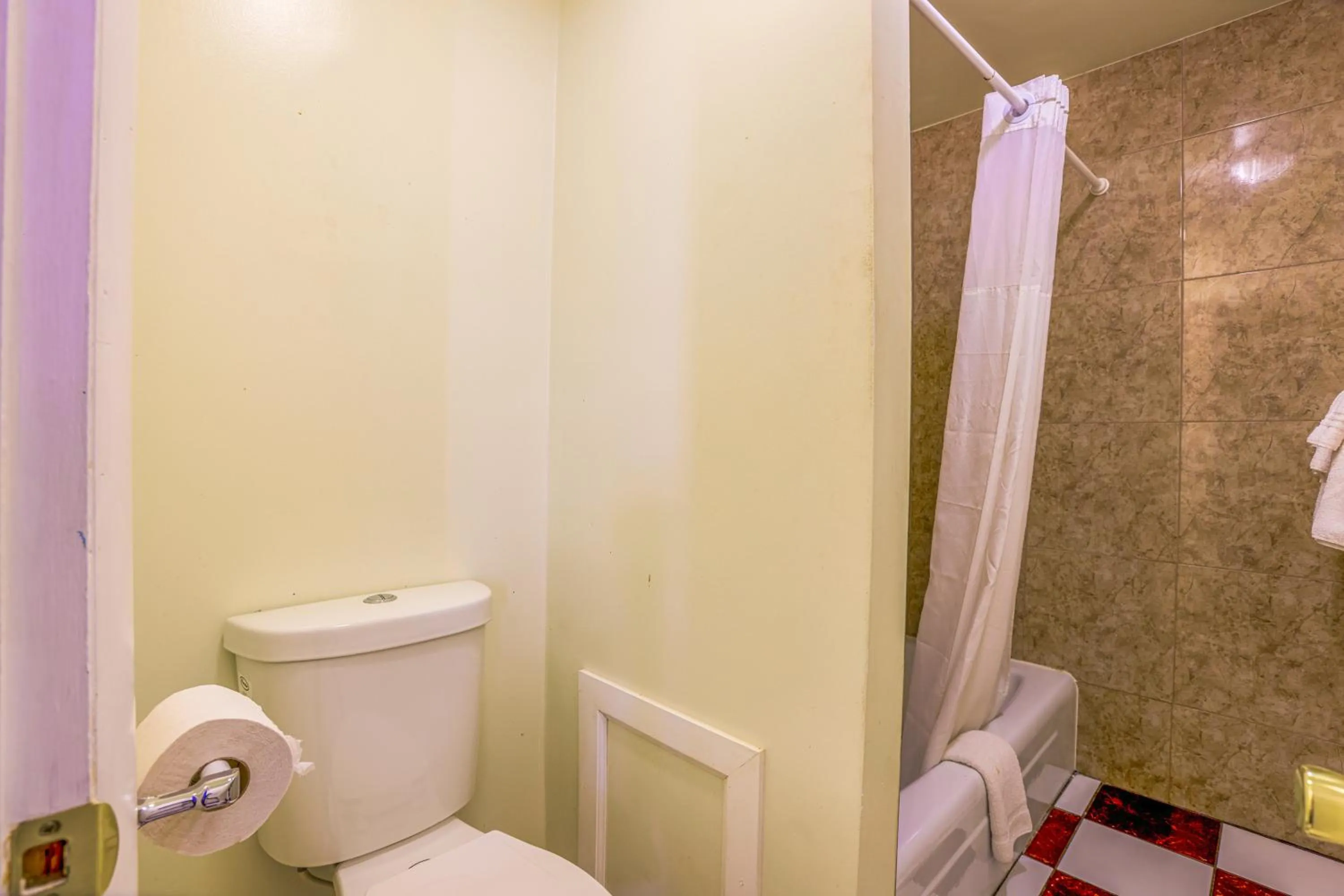 Bathroom in Dutch Motel Palmyra