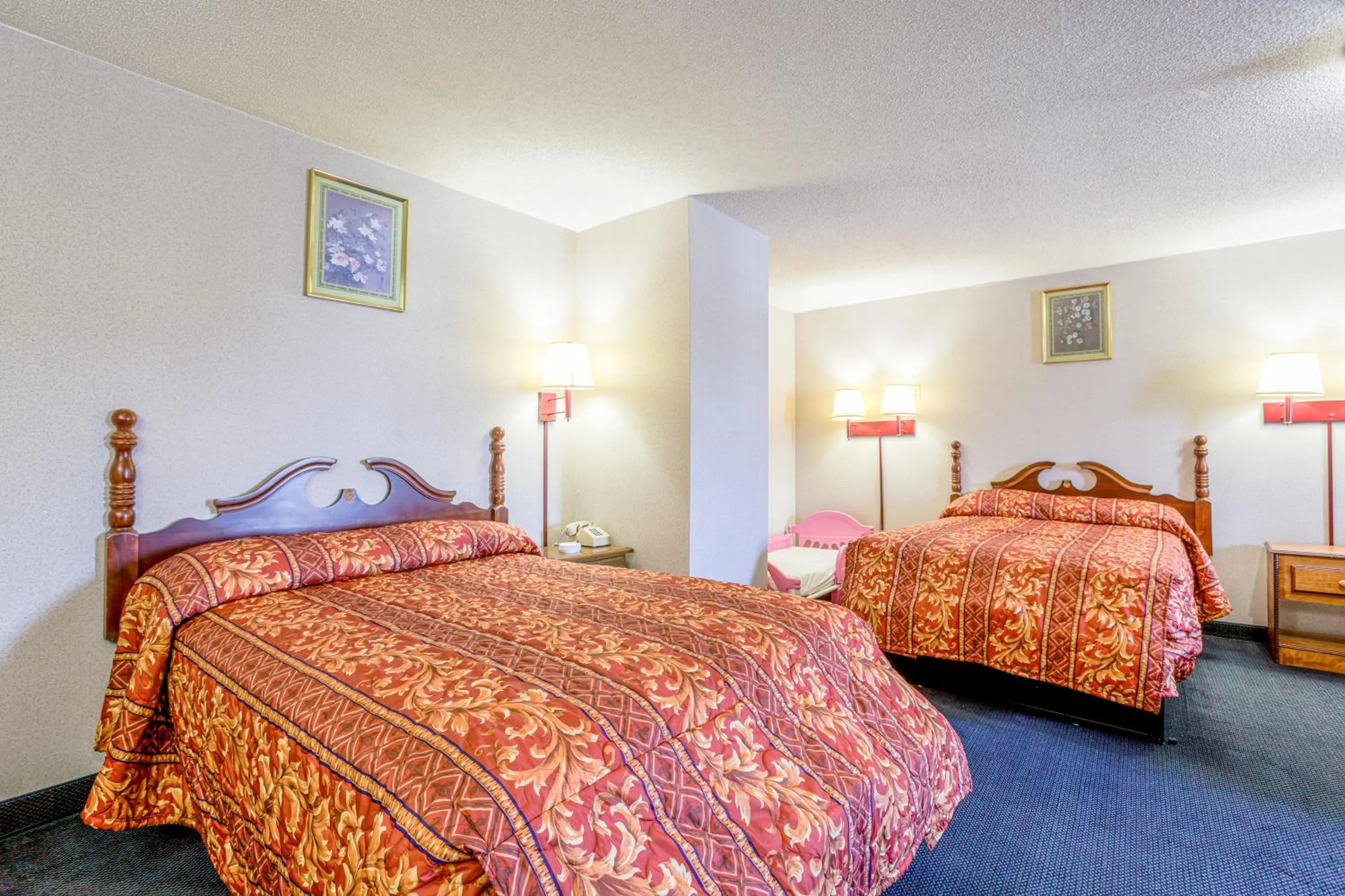 Bedroom in Dutch Motel Palmyra