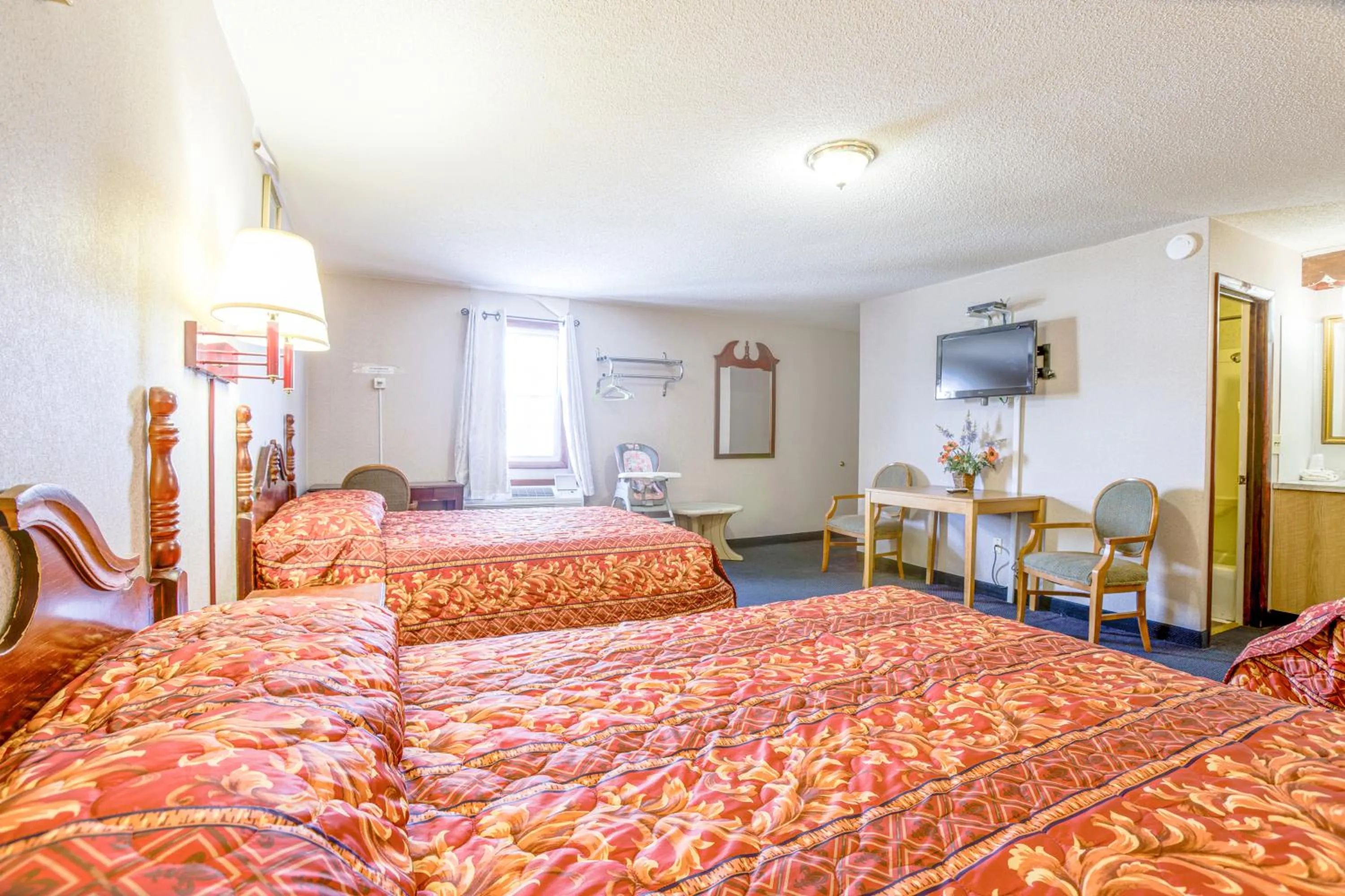 Bedroom in Dutch Motel Palmyra