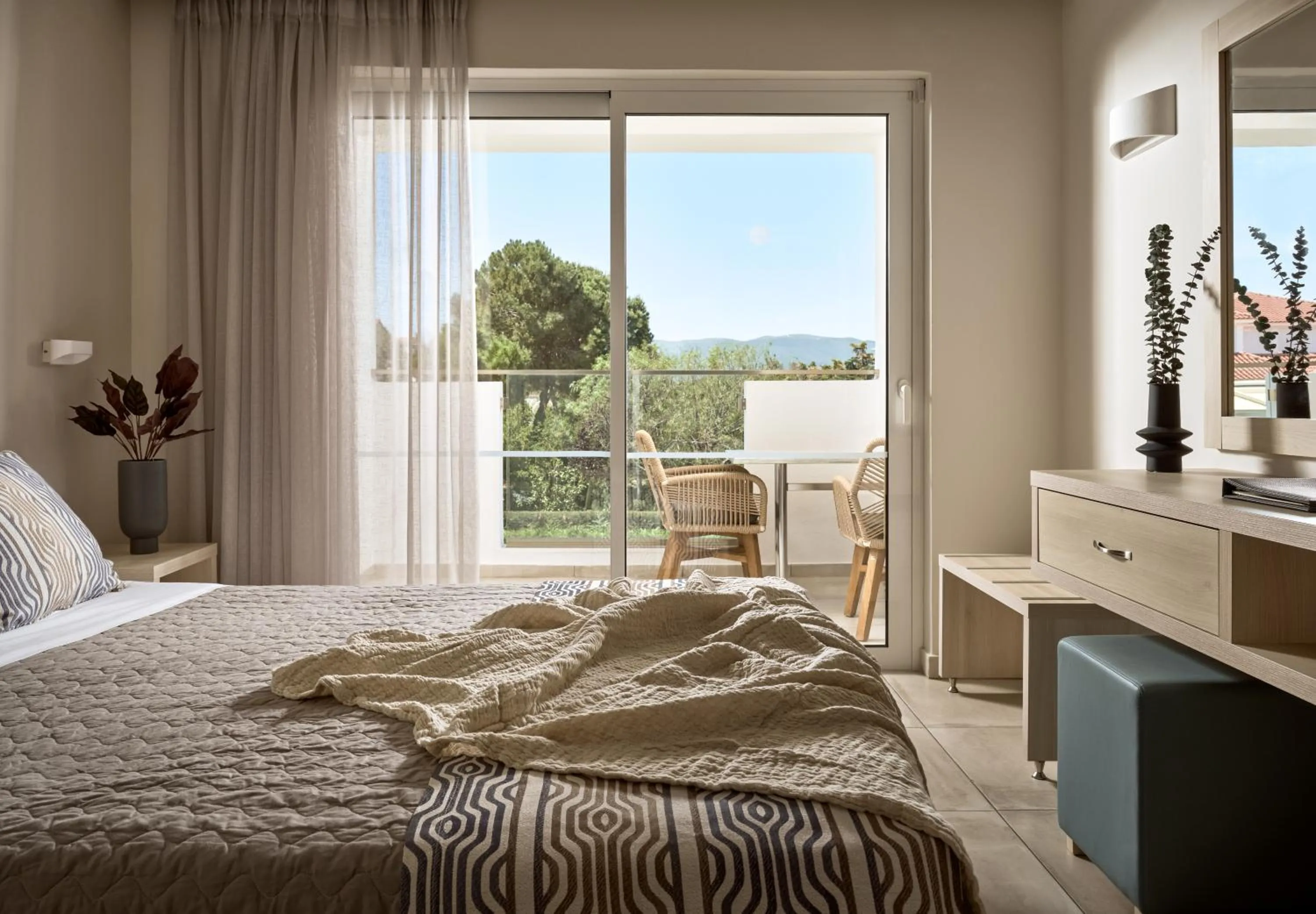 Bed in Marelen Hotel Zakynthos