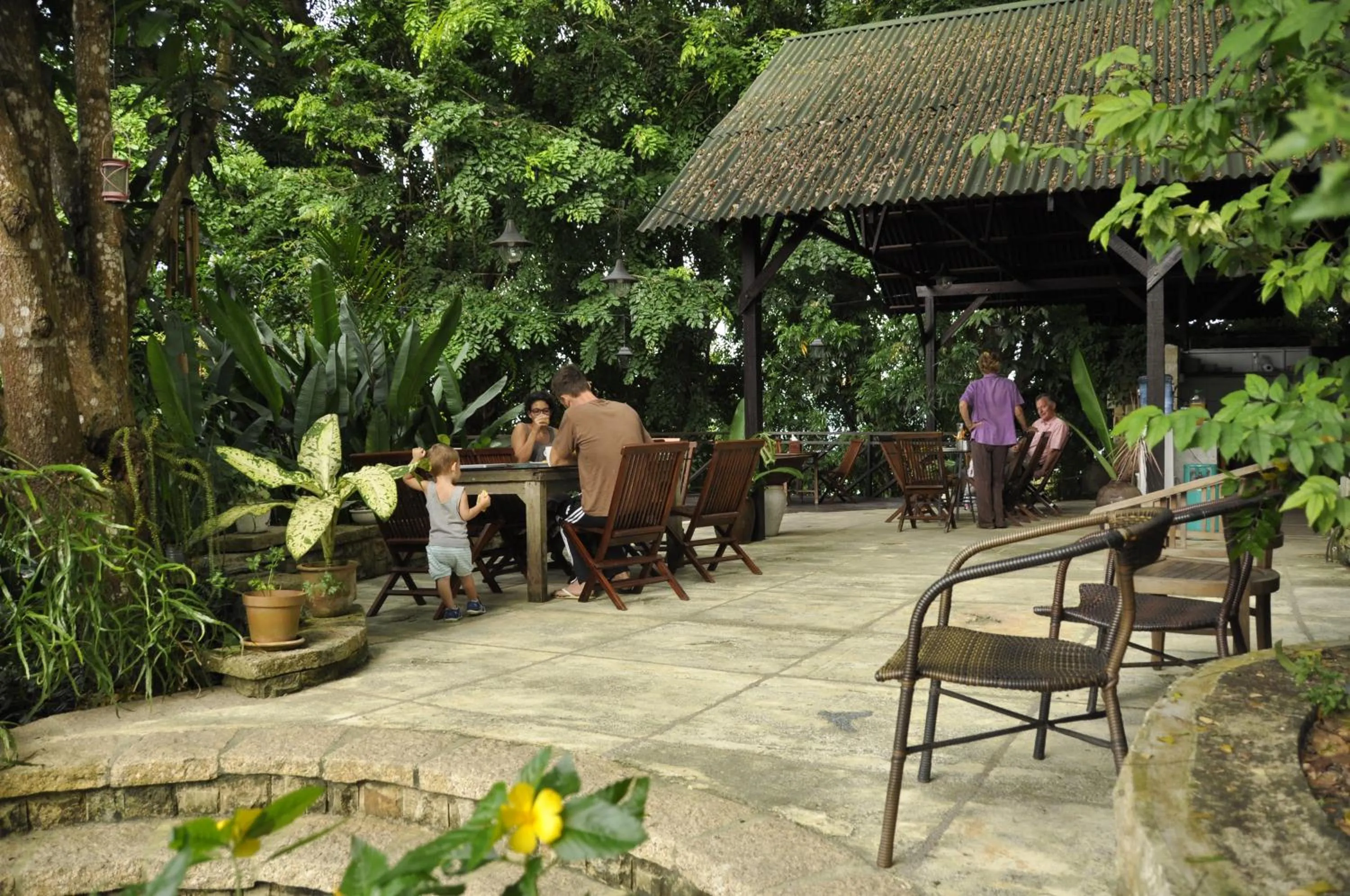 Patio in The Dusun