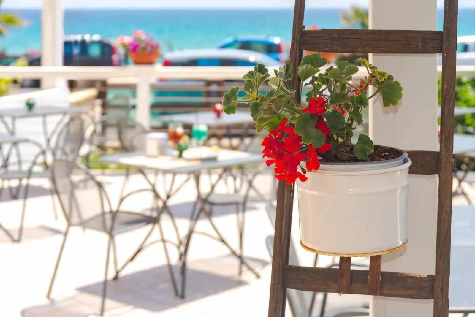 Patio in Hotel Jonio