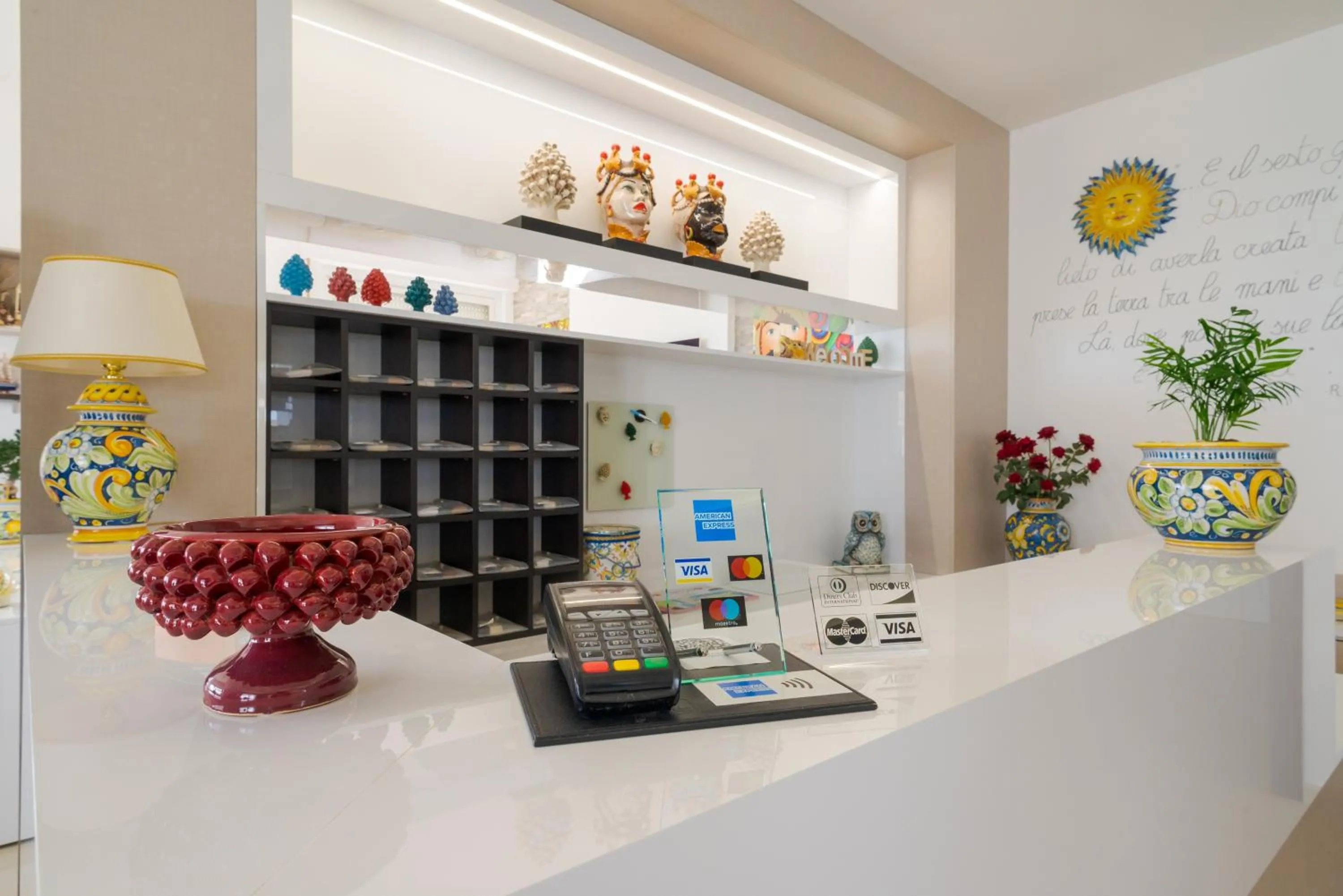 Lobby or reception in Hotel Jonio