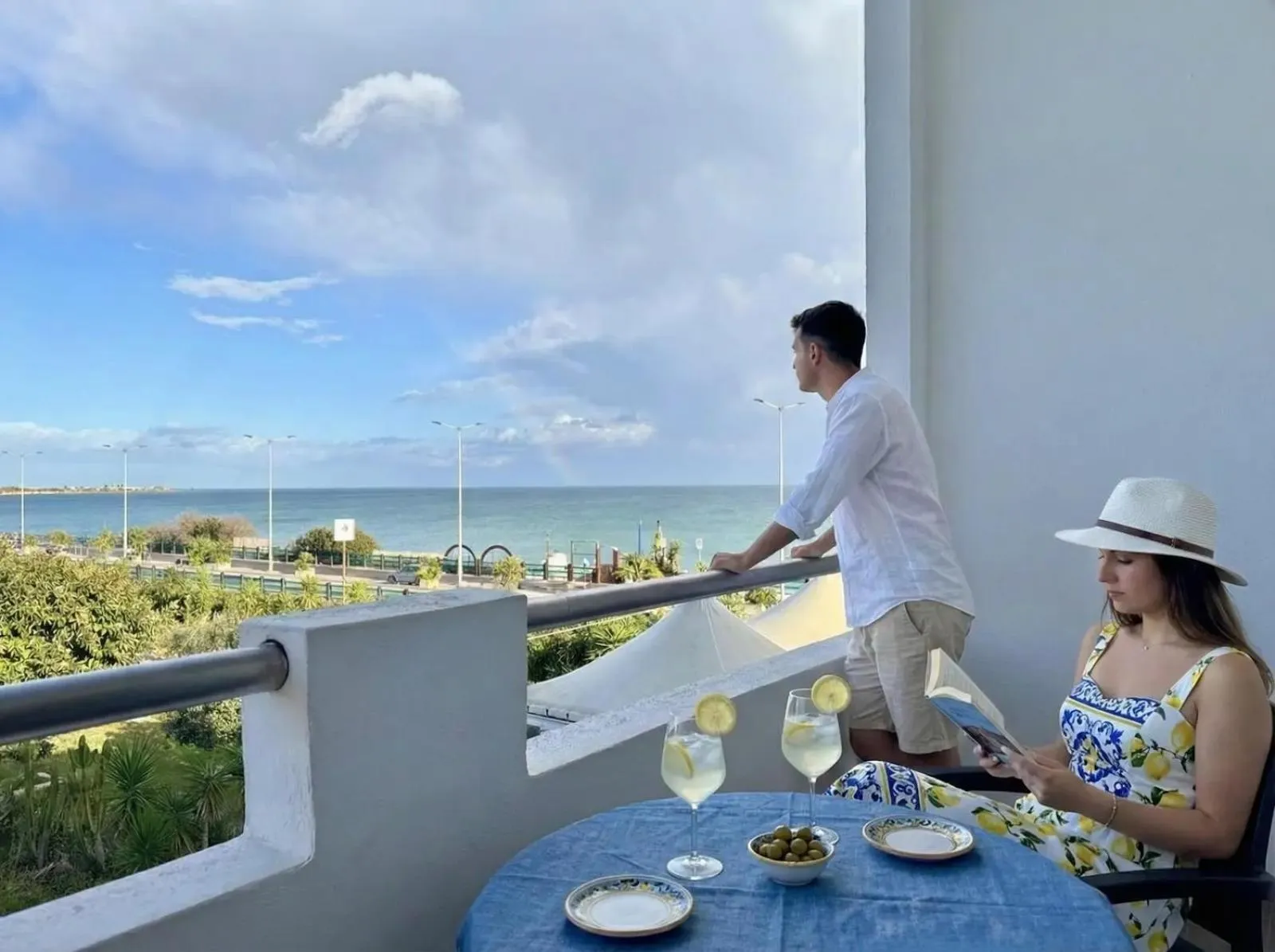 Patio in Hotel Jonio