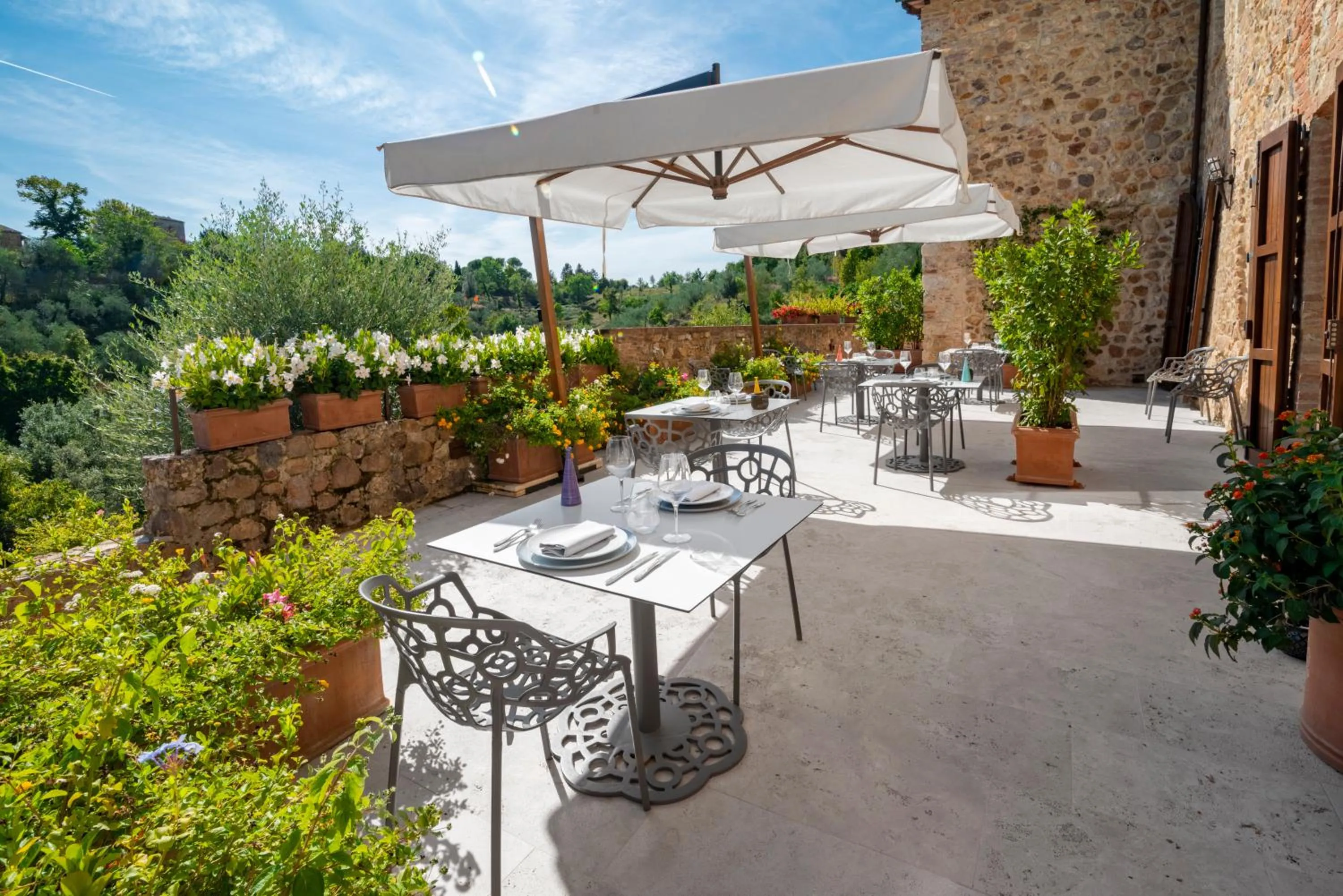 Patio in Relais Le Macine Di Stigliano