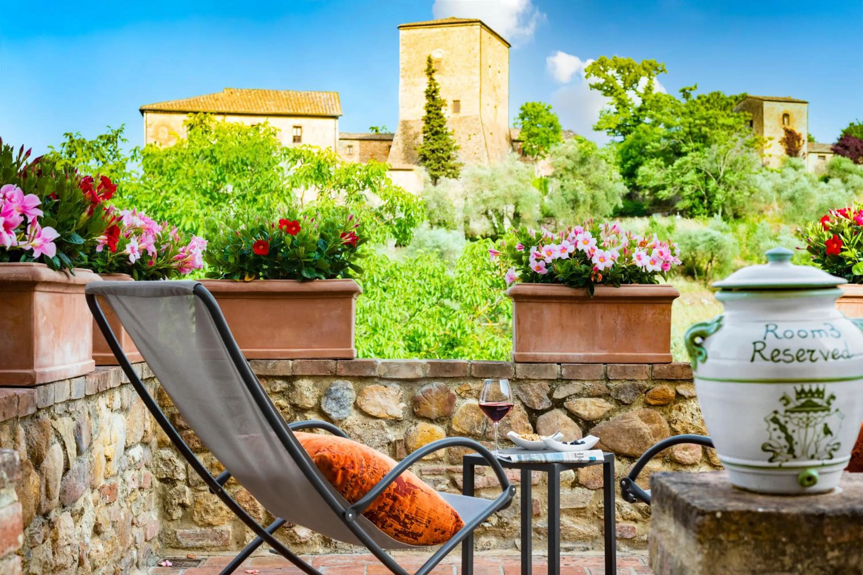 Balcony/Terrace in Relais Le Macine Di Stigliano