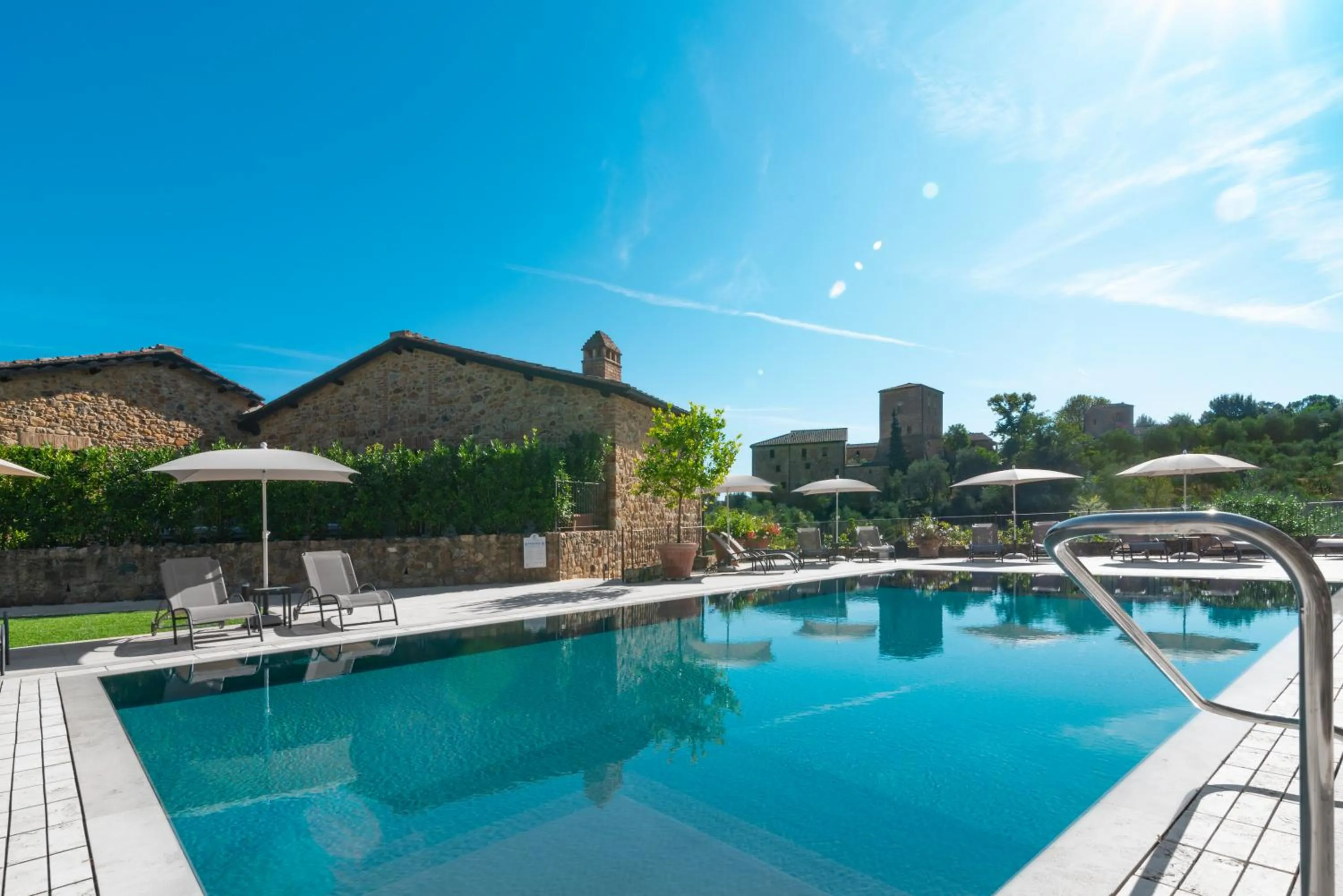 Pool view in Relais Le Macine Di Stigliano