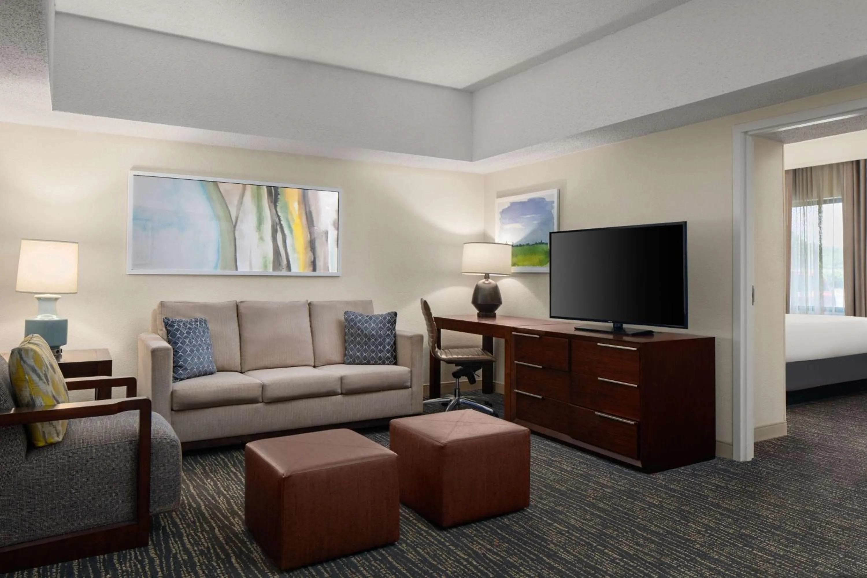 Bed in DoubleTree by Hilton Hotel Columbia