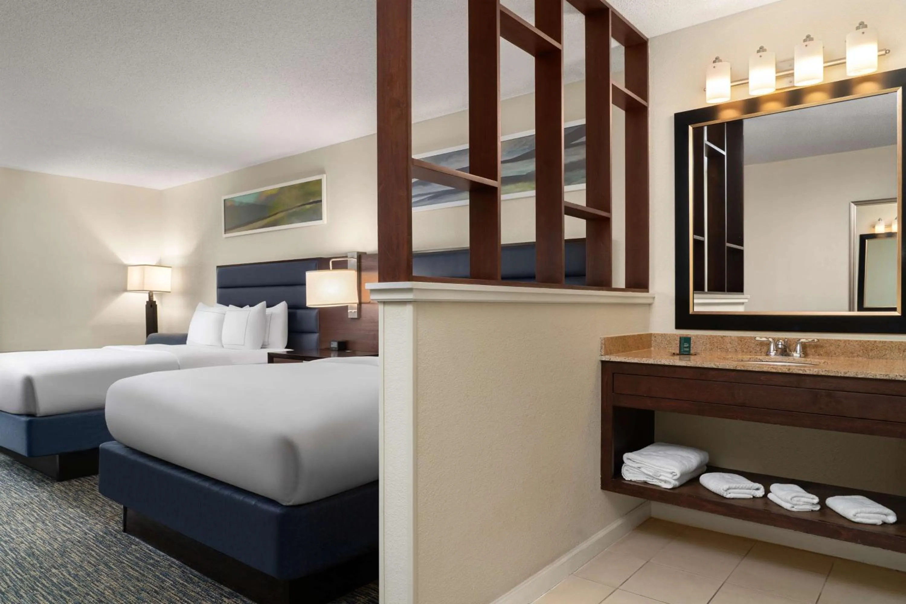 Bed in DoubleTree by Hilton Hotel Columbia