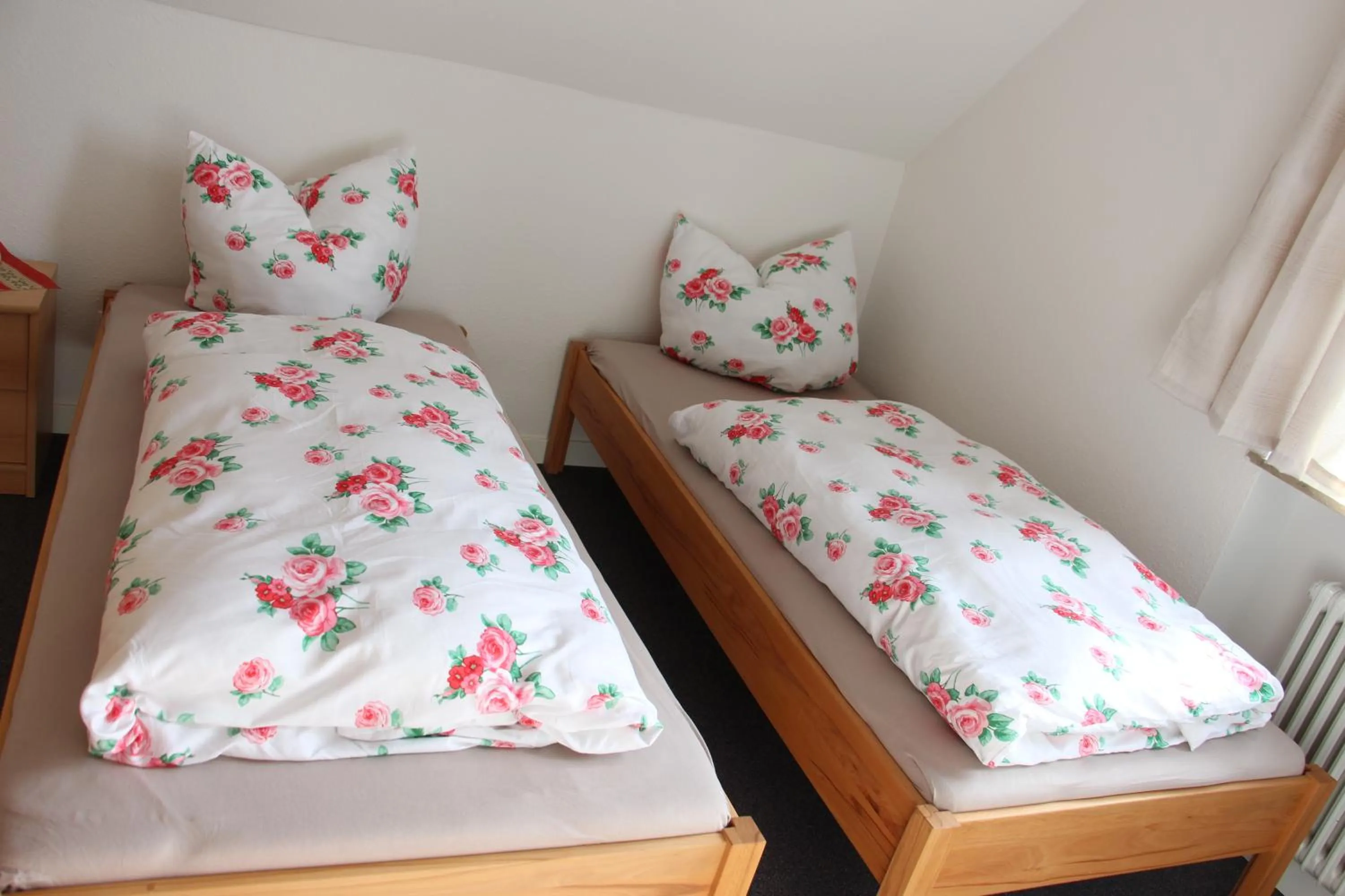 Bed in Gasthof Gruner Baum