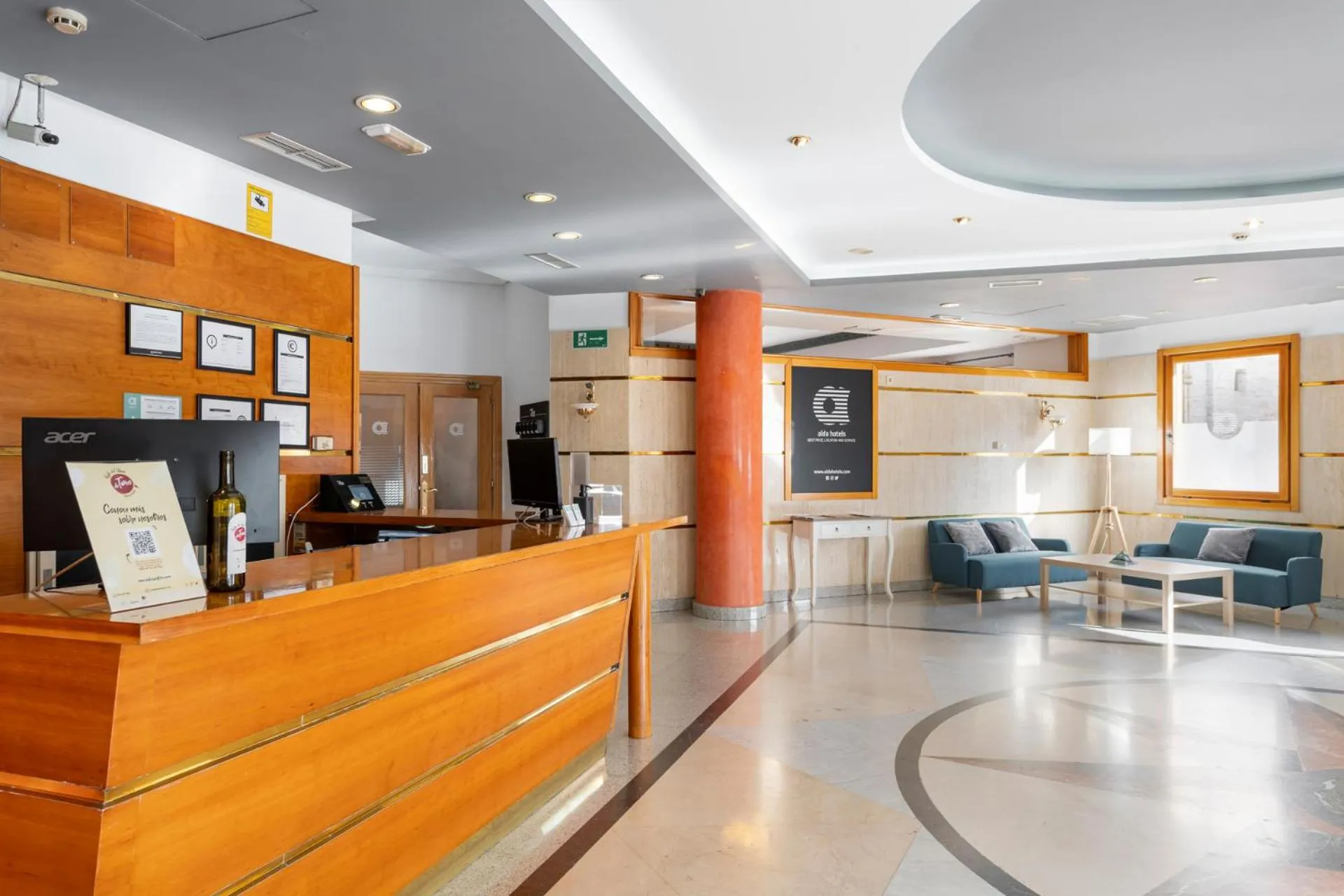 Lobby or reception in Hotel Alda Ciudad de Toro