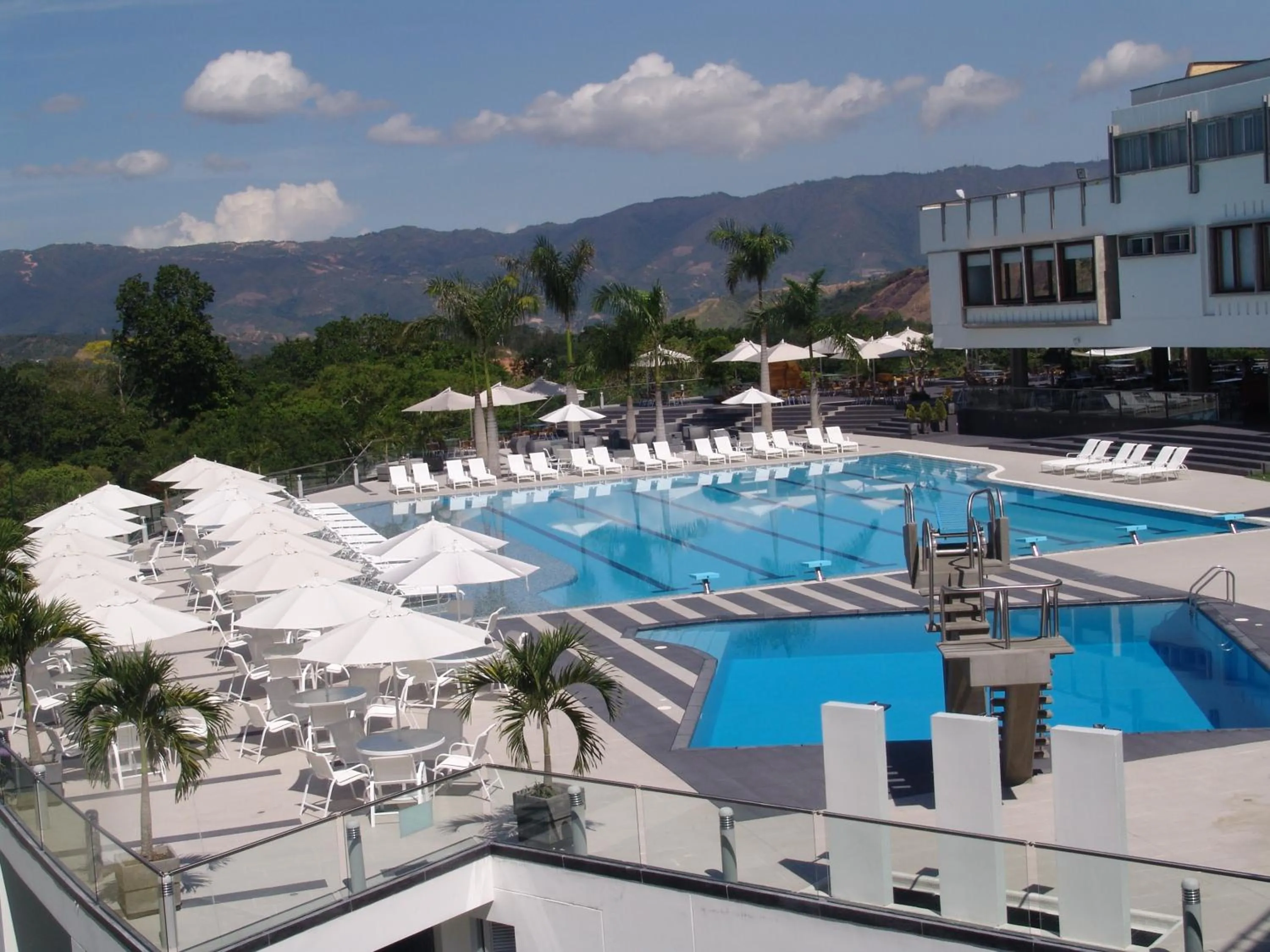 Pool view in Club Campestre De Bucaramanga