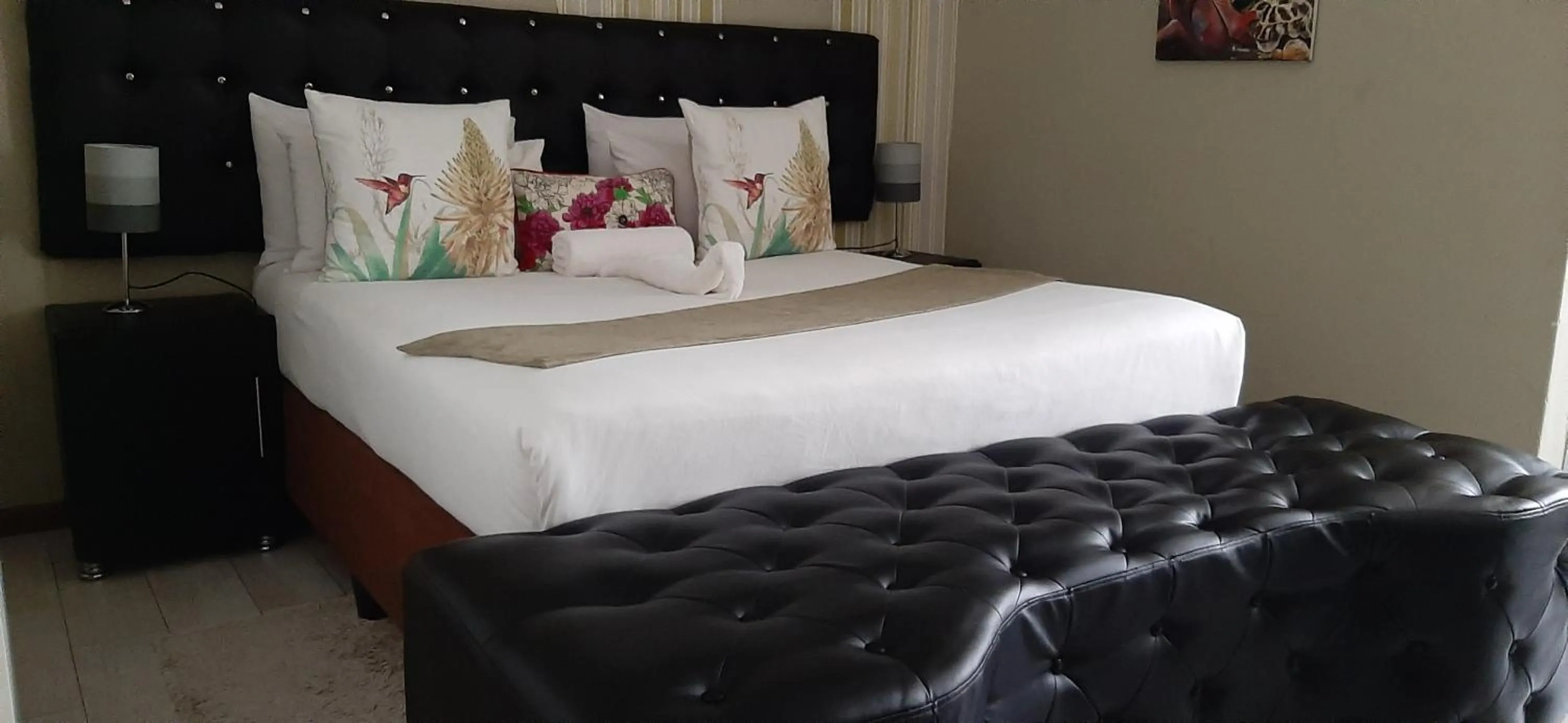 Bed in The New Mall Guesthouse