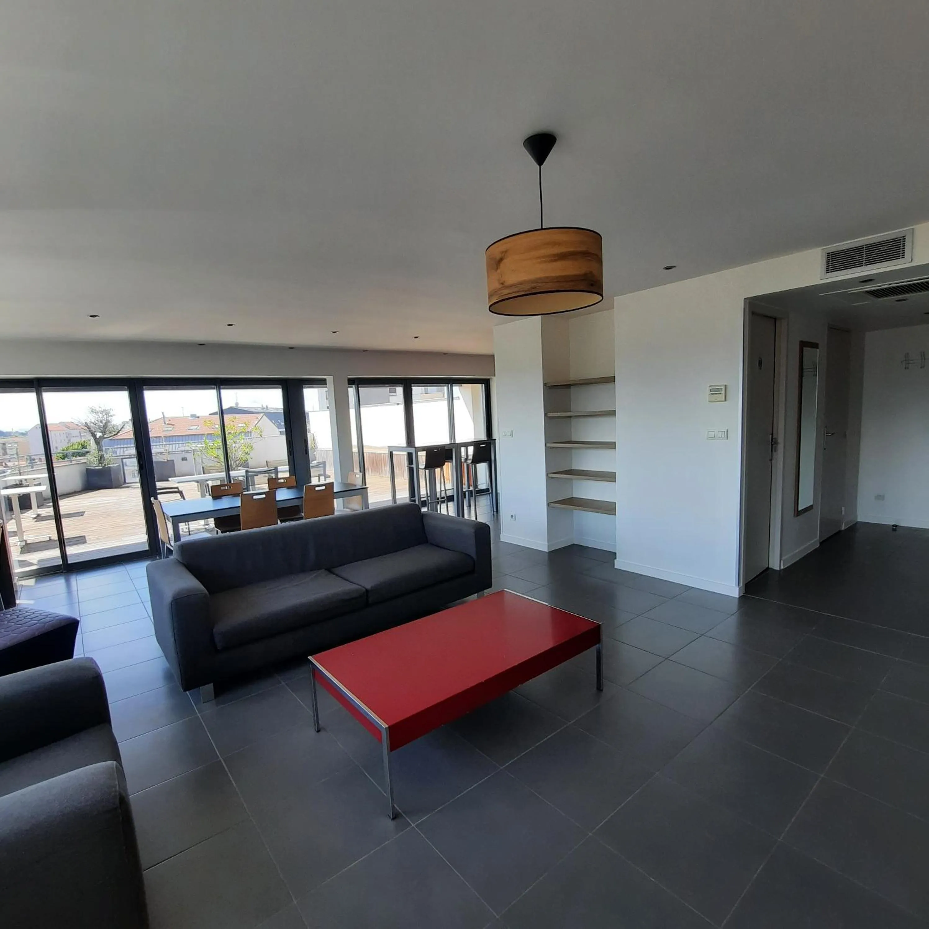 Living room in The Originals Residence Appart Hôtel Hévéa Valence