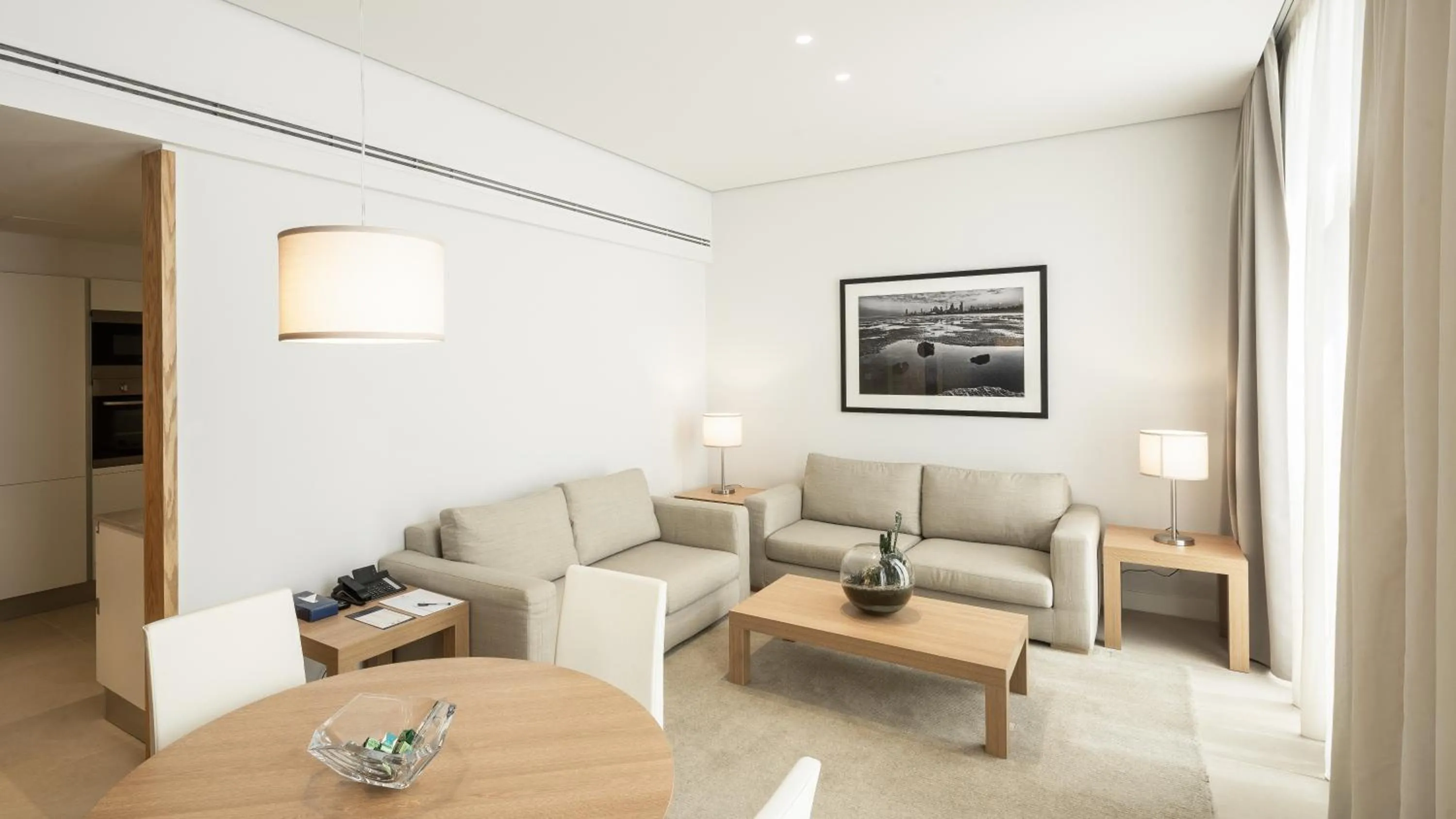 Living room in Delta Hotel Apartments