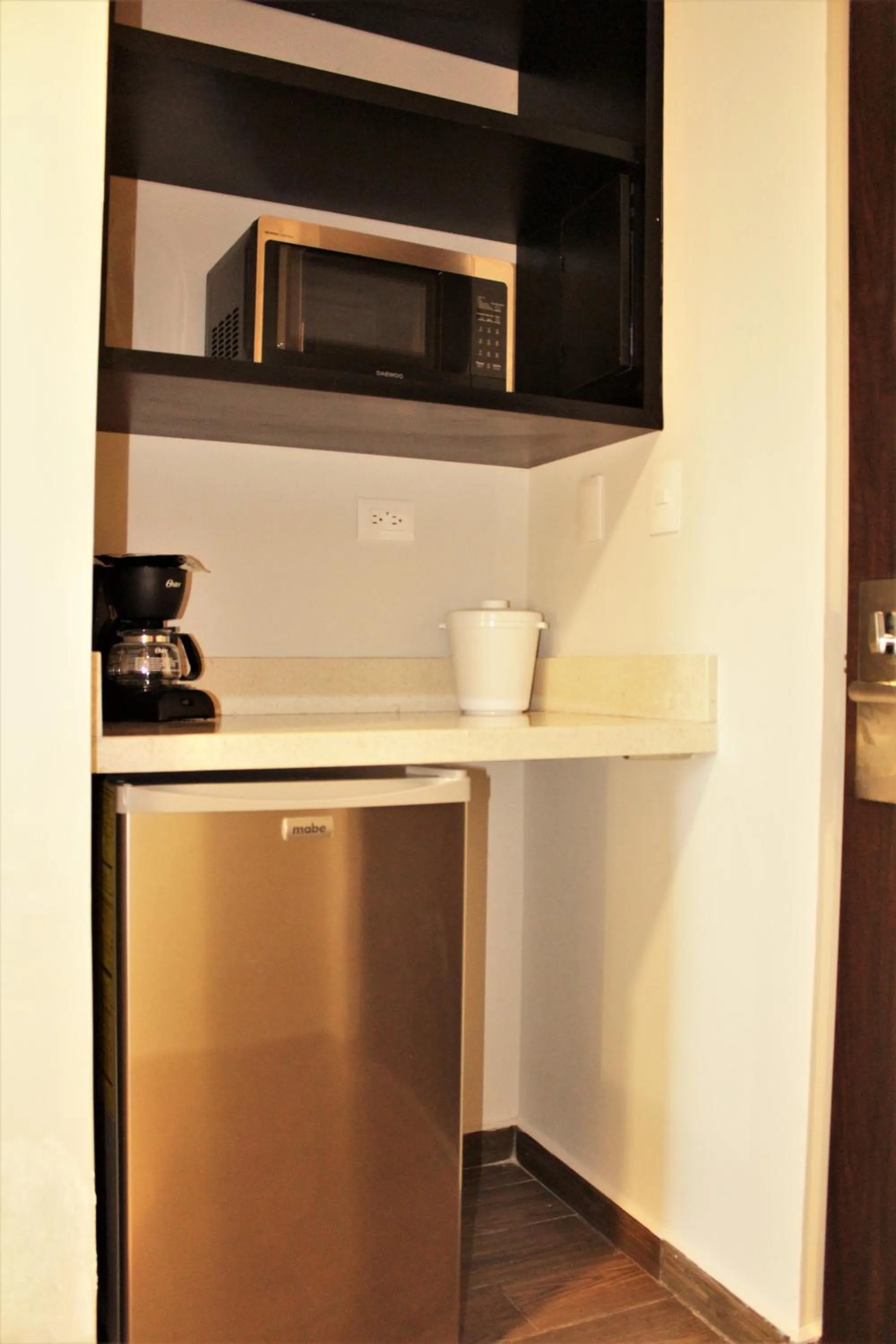 Kitchen or kitchenette in Hotel Nuvo