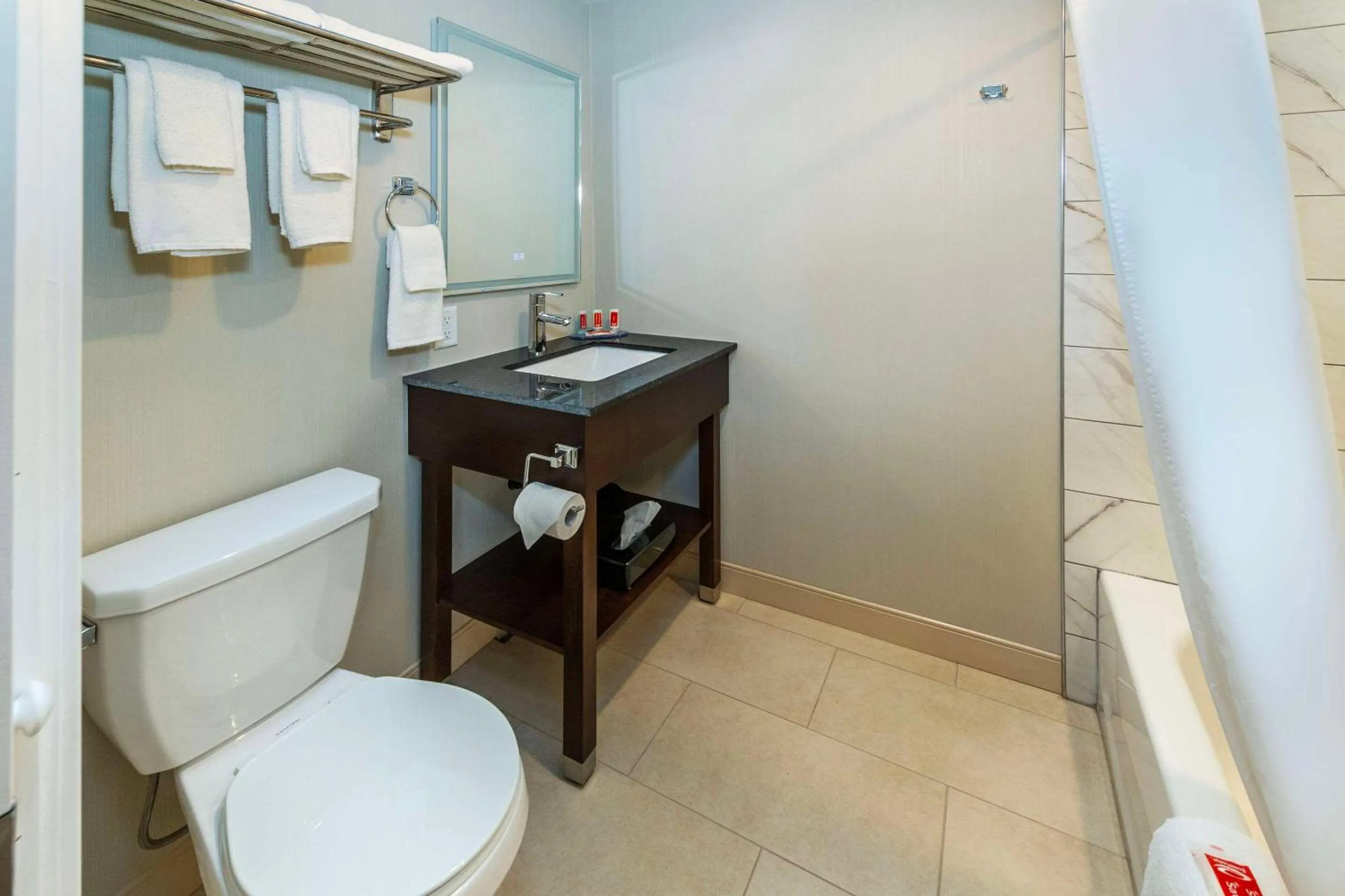 Bedroom in Econo Lodge Inn & Suites