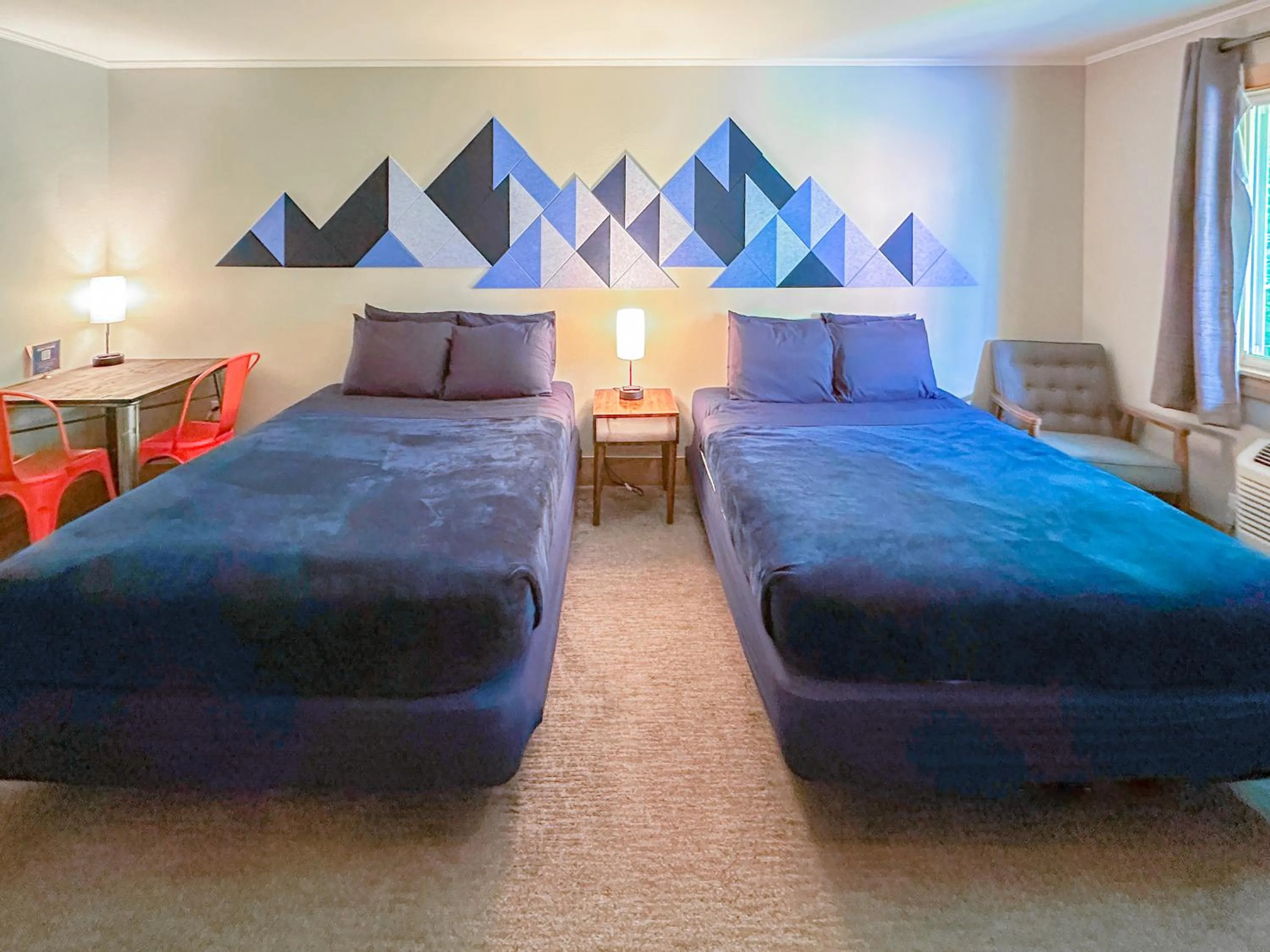 Bed in The Wanderoo Lodge