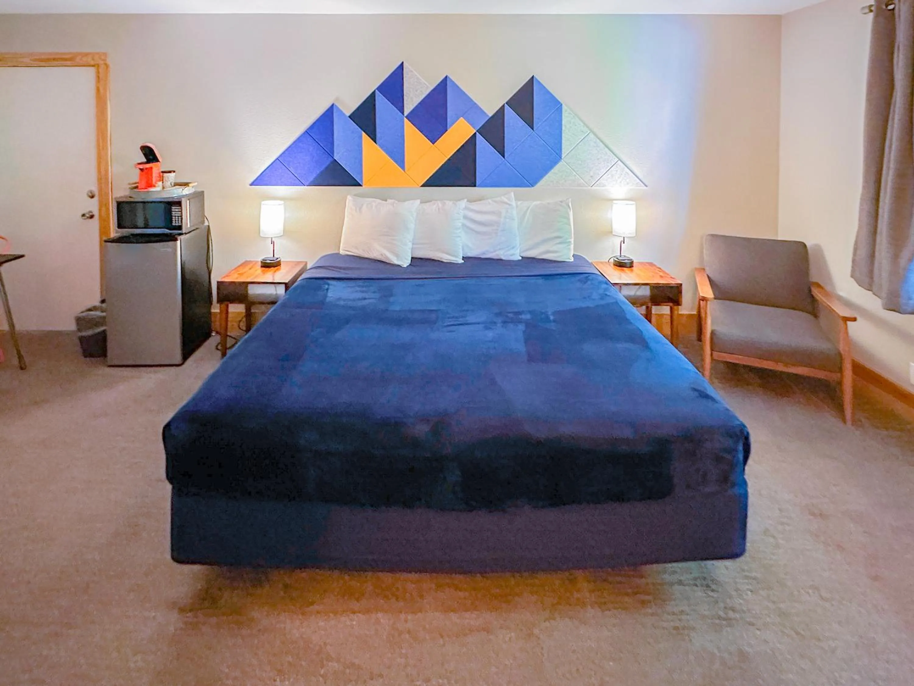 Bed in The Wanderoo Lodge